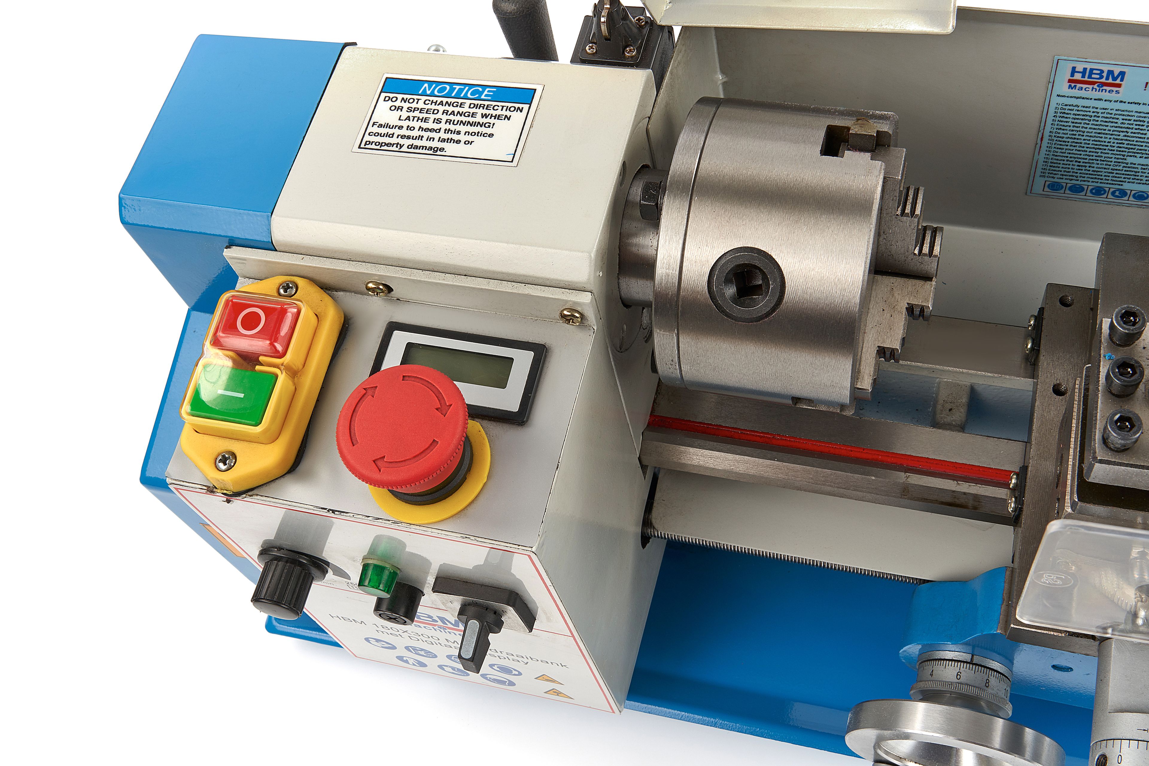 HBM mini tornio per metallo 180 x 300 Image 5