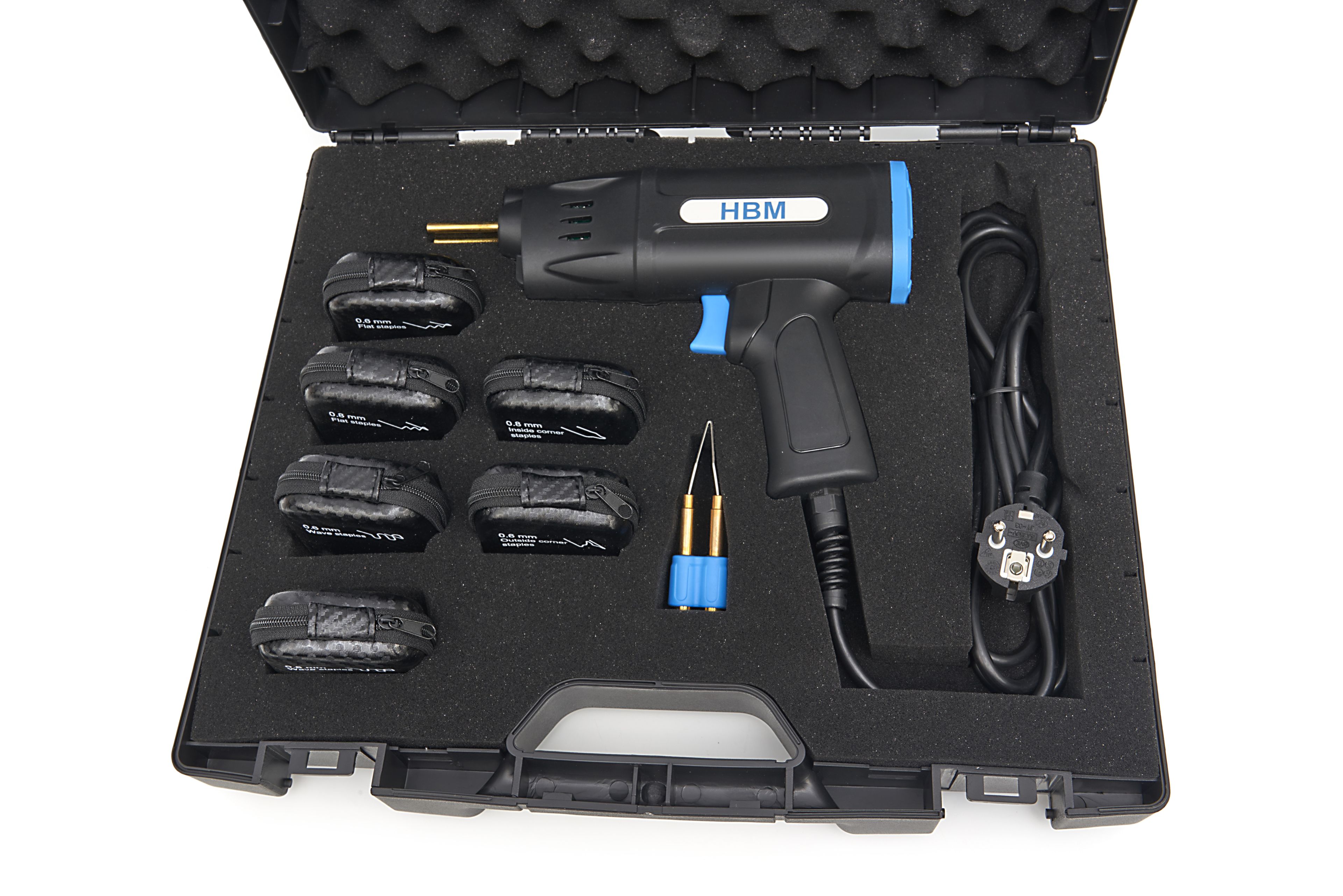 Agrafeuse à chaud professionnelle HBM 75 Watt, soudeuse plastique, kit de réparation de pare-chocs Image 9