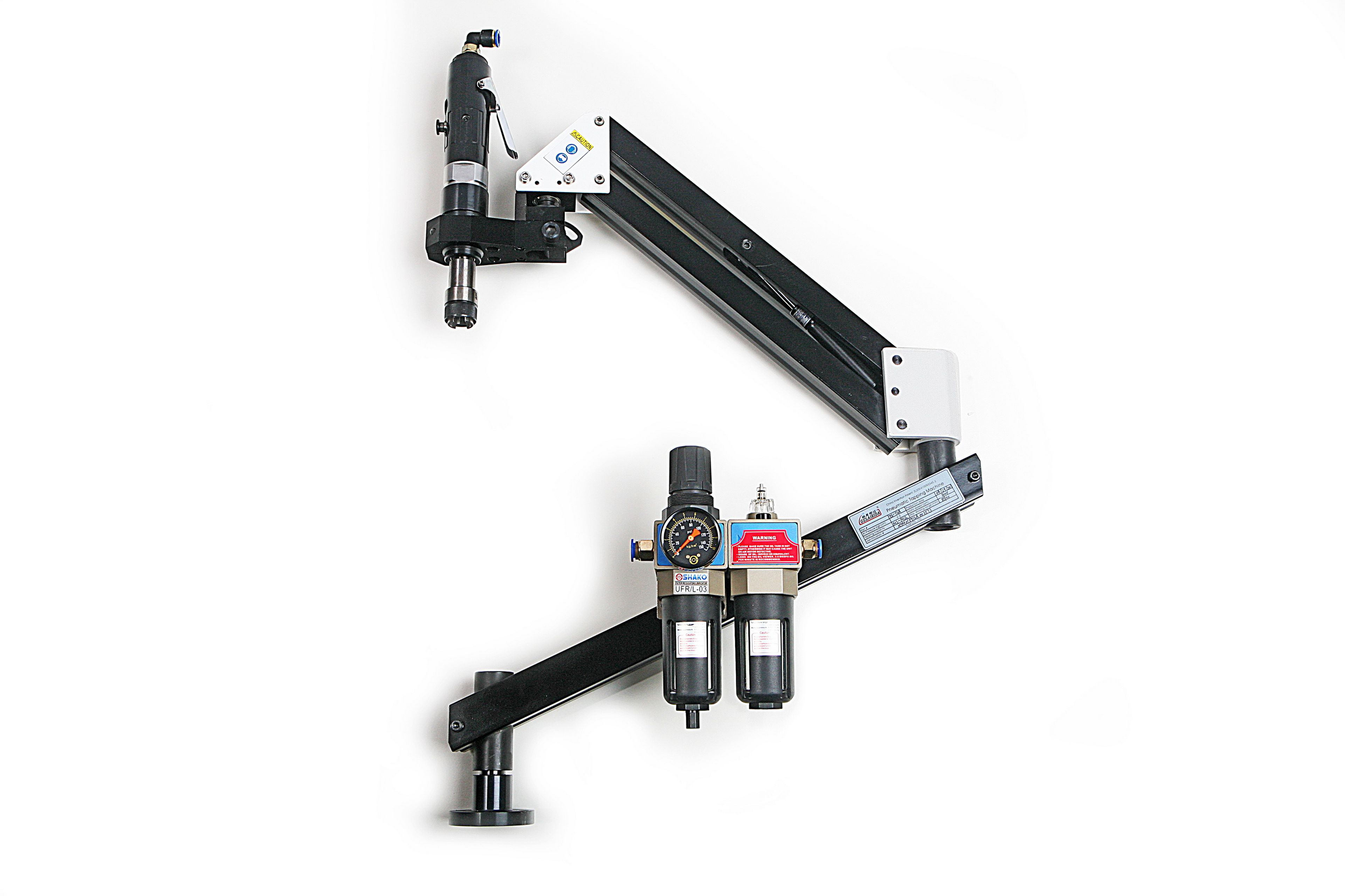 HBM M3 - M12 Braccio di filettatura pneumatico, Macchina per filettare