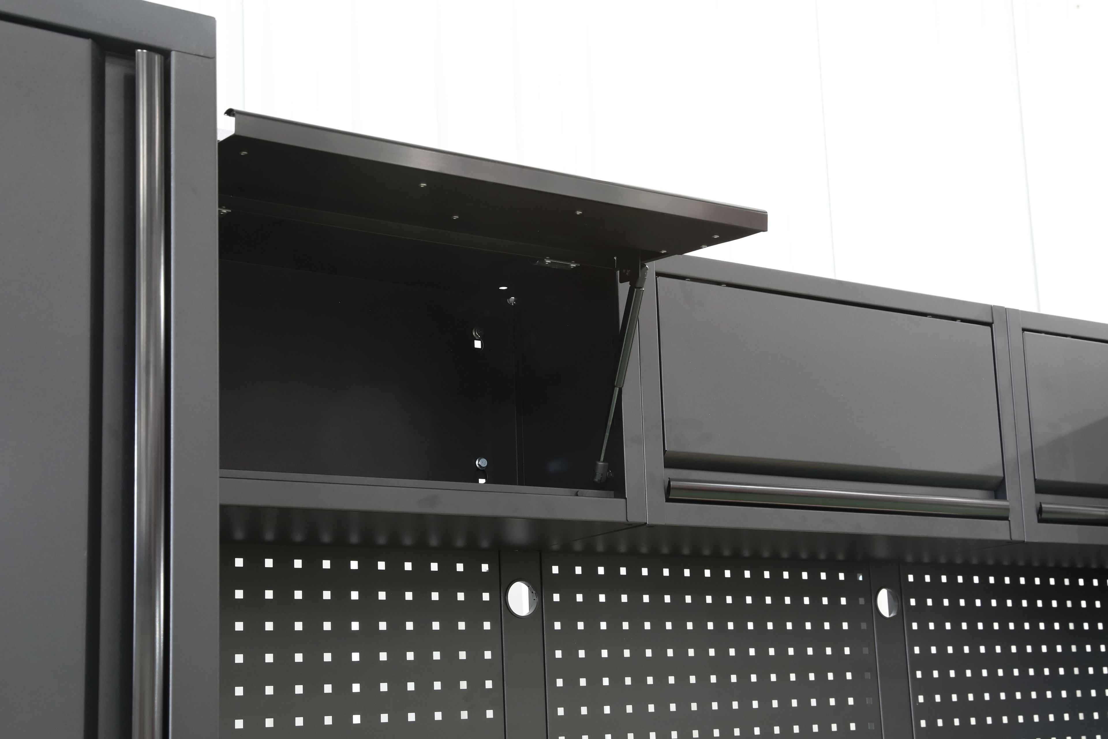 HBM sistema da officina mobile, 12 pezzi, nero Image 7