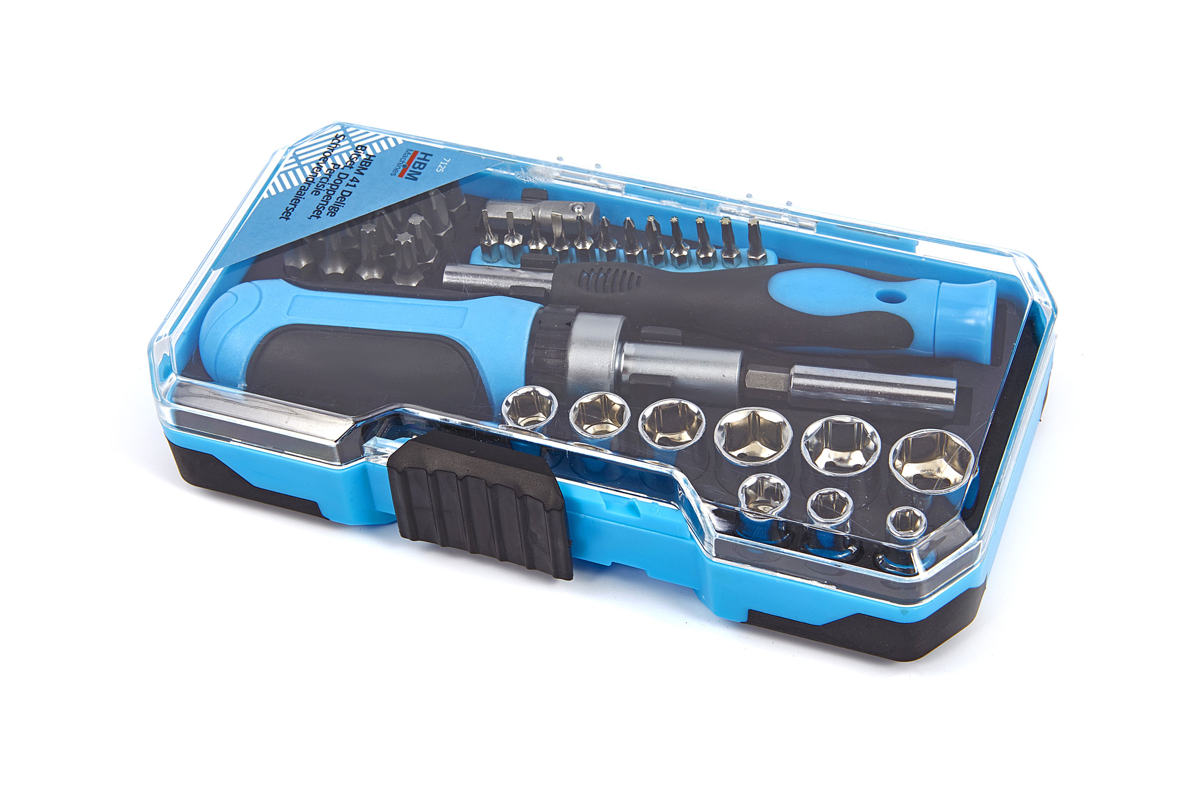 Conjunto de bits HBM de 41 piezas, conjunto de vasos, conjunto de destornilladores de precisión Image 4