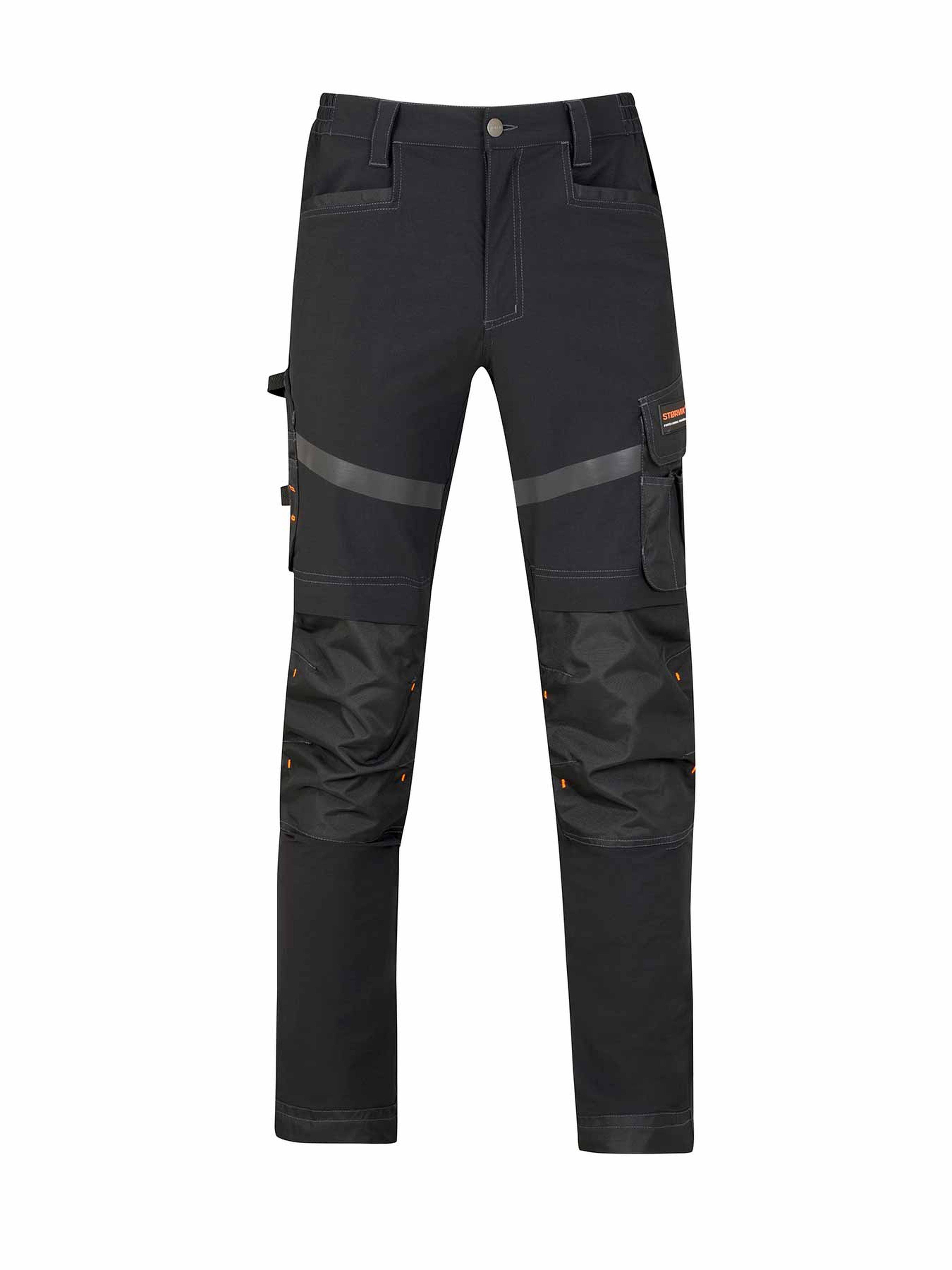 Storvik Stef 4-way stretch werkbroek zwart