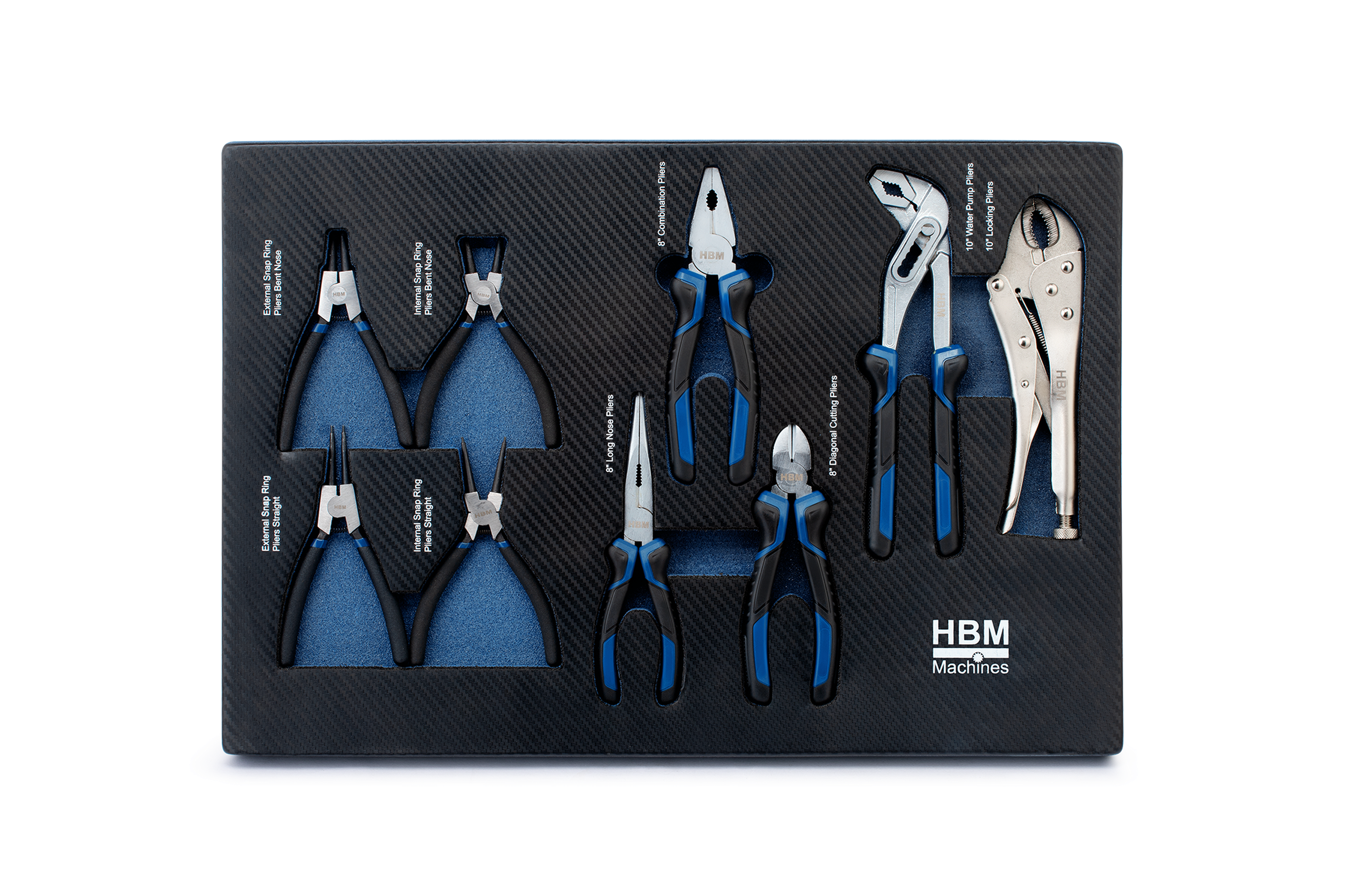 HBM inlays met gereedschapset 154-delig, voor gereedschapswagen, blauw Image 12