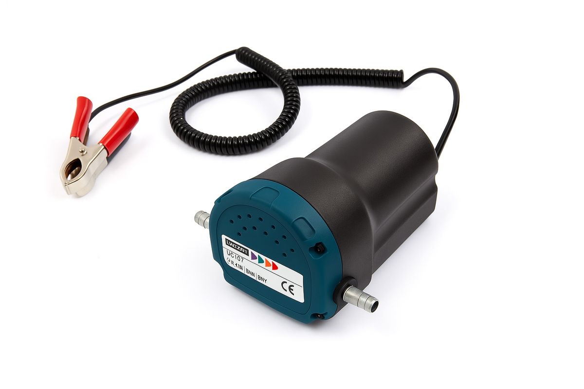 HBM 12 Volt Elektro-Ölpumpe inklusive Schläuche