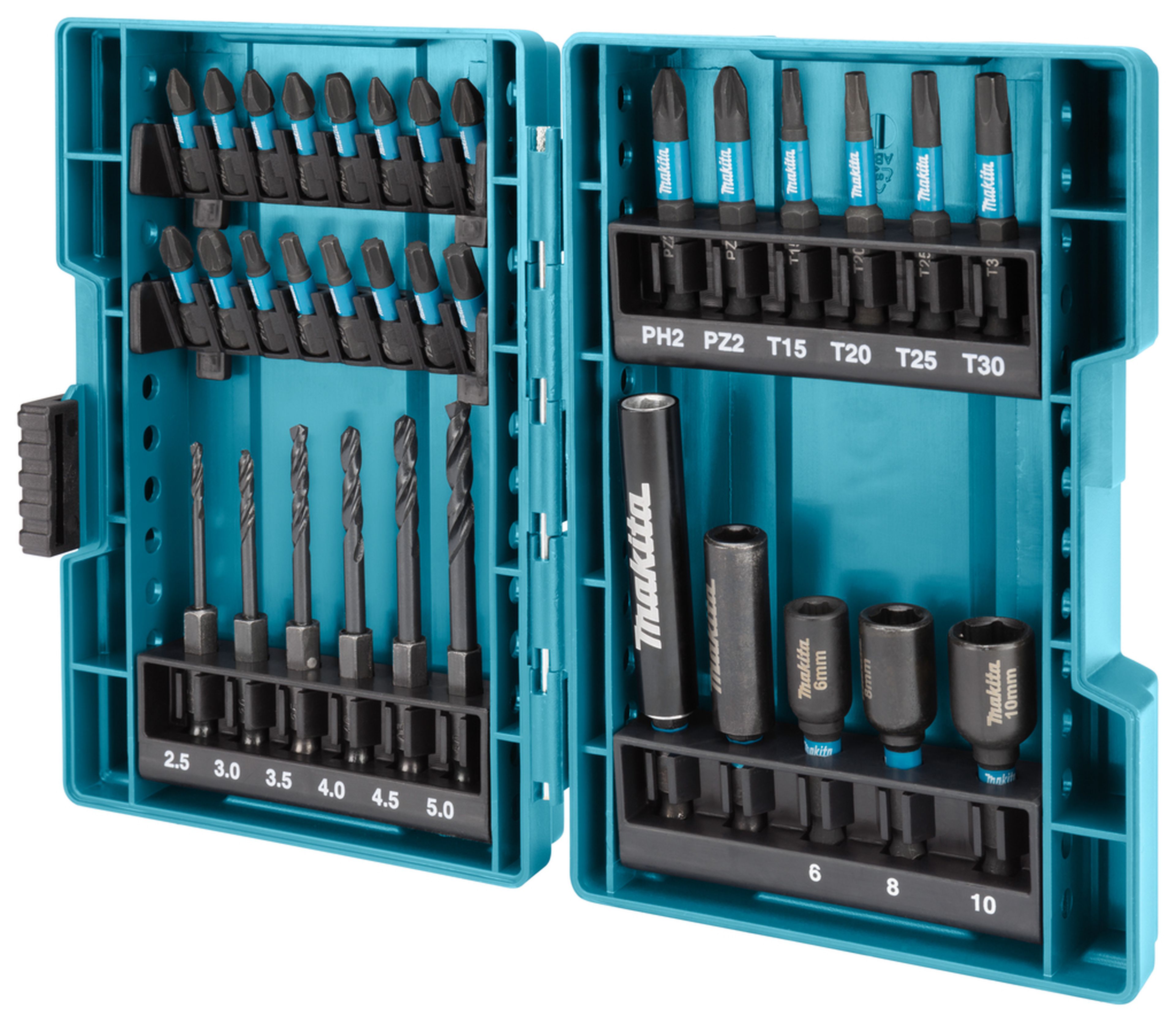 Set di punte per avvitatori/trapani Makita da 33 pezzi B-66896 Image 3