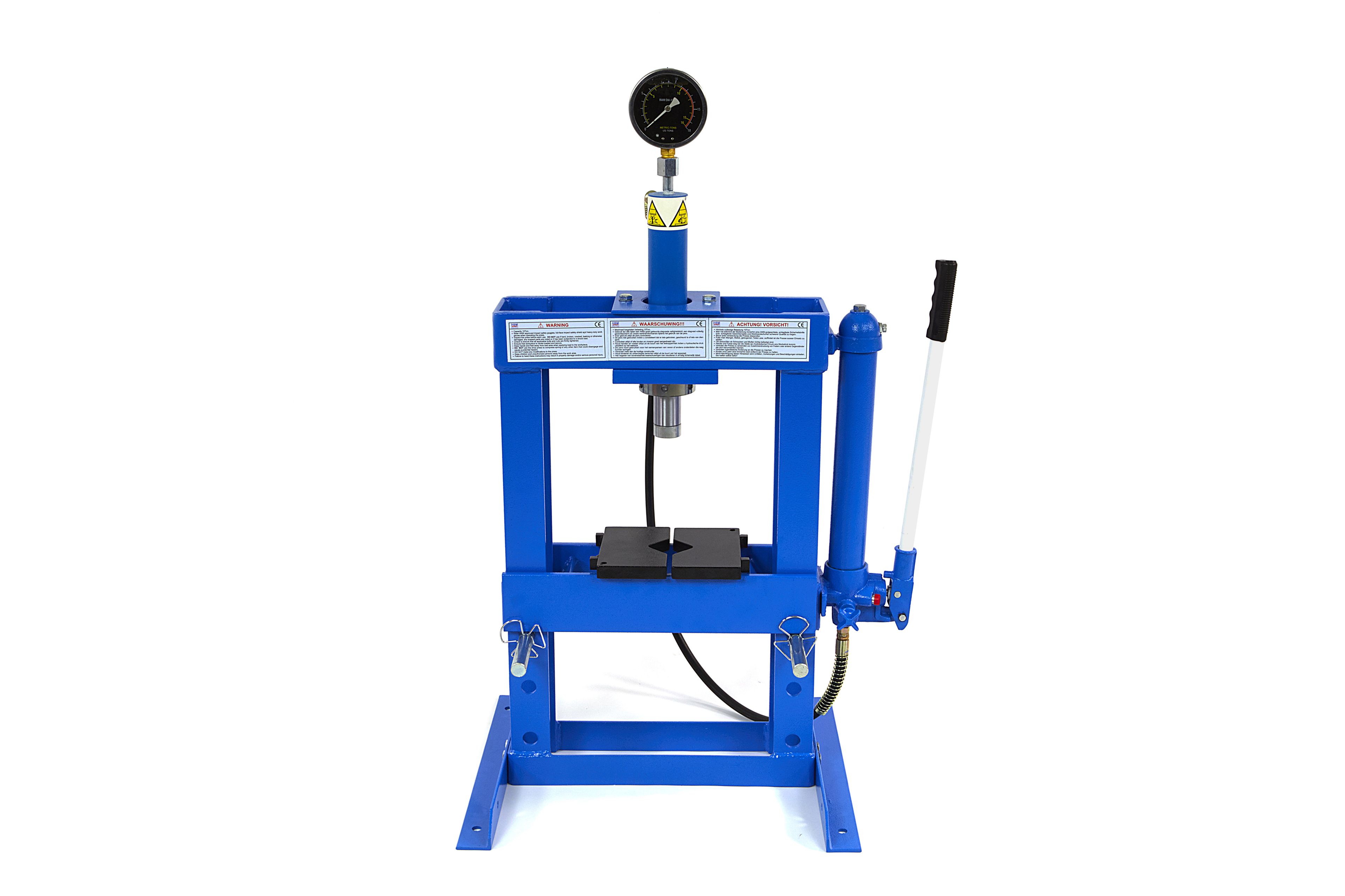 Prensa hidráulica de taller HBM de 10 toneladas / prensa de marco Image 3