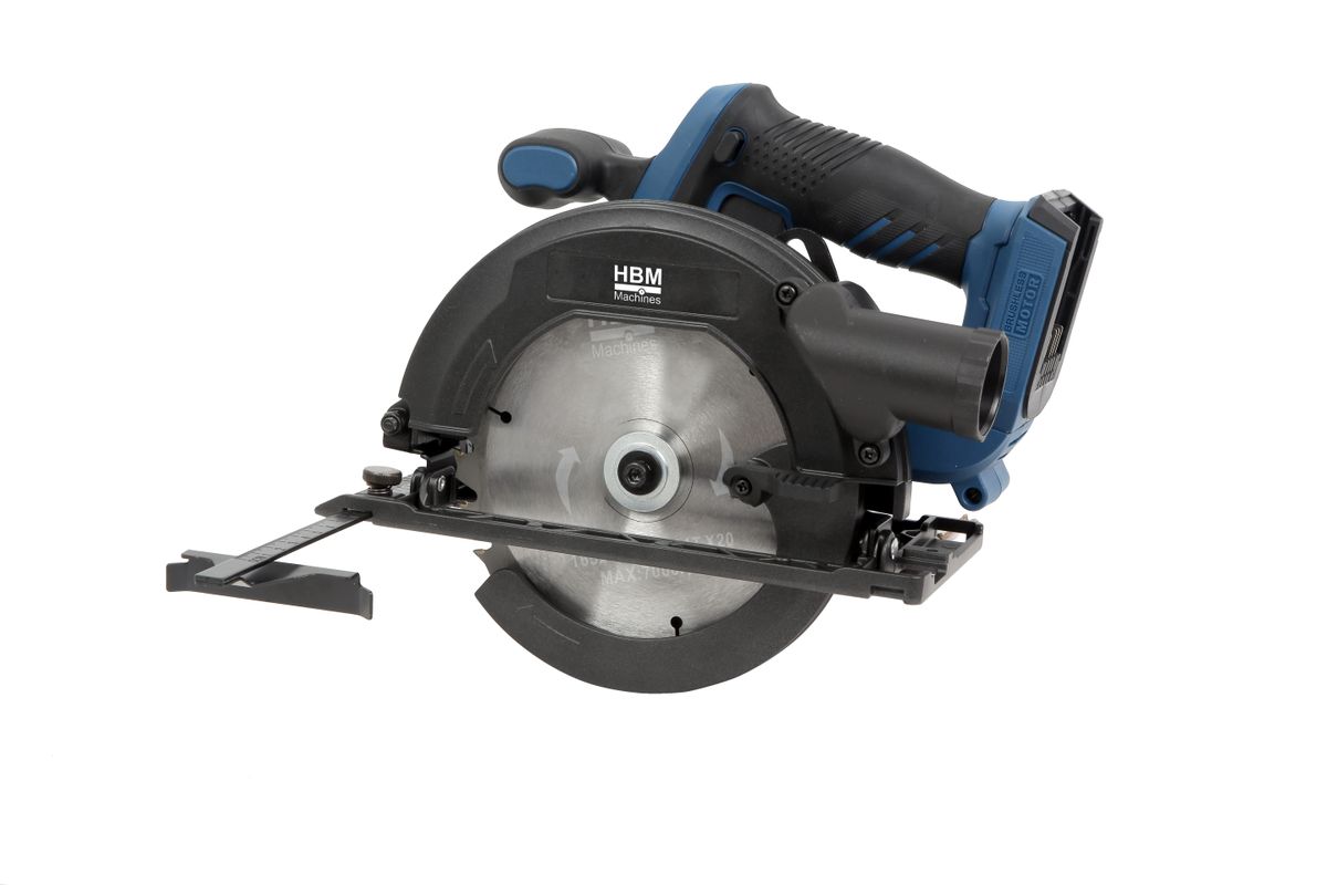 HBM sierra circular a batería 165 mm 20 Volt