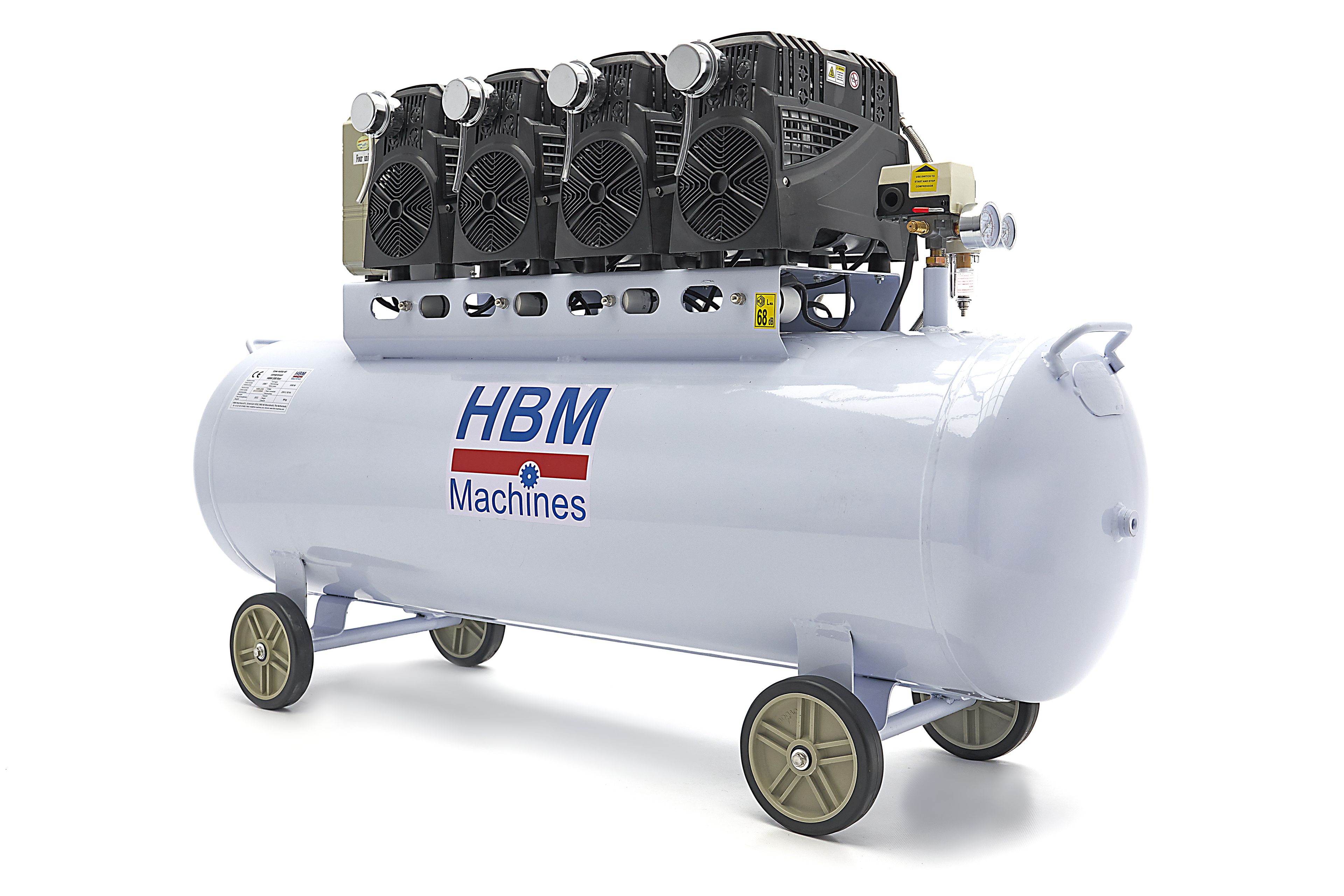 HBM Compresseur professionnel silencieux 200 litres SGS Image 5