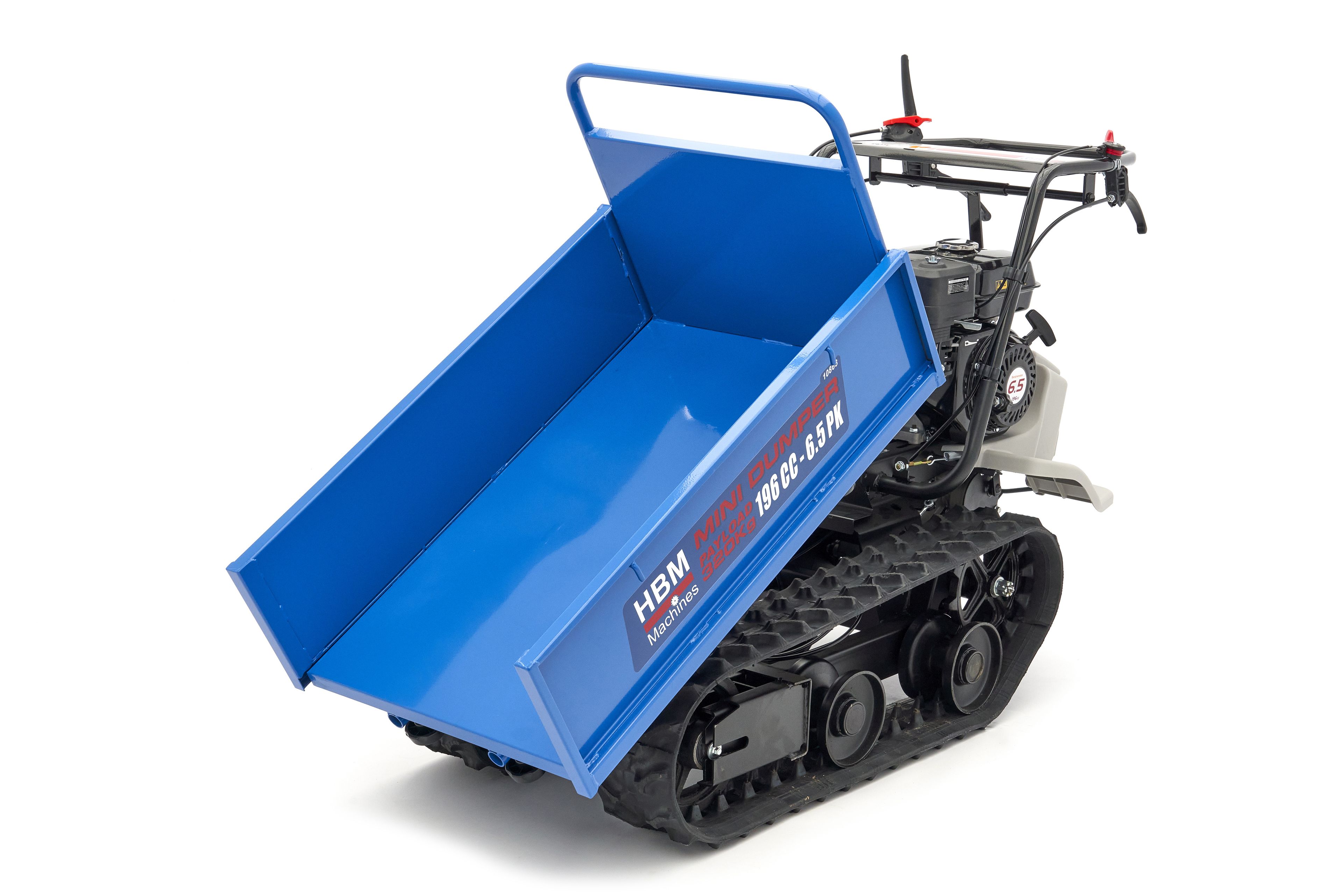 HBM Minidumper Professional 320 KG sobre orugas 196 cc - 6,5 CV Image 13