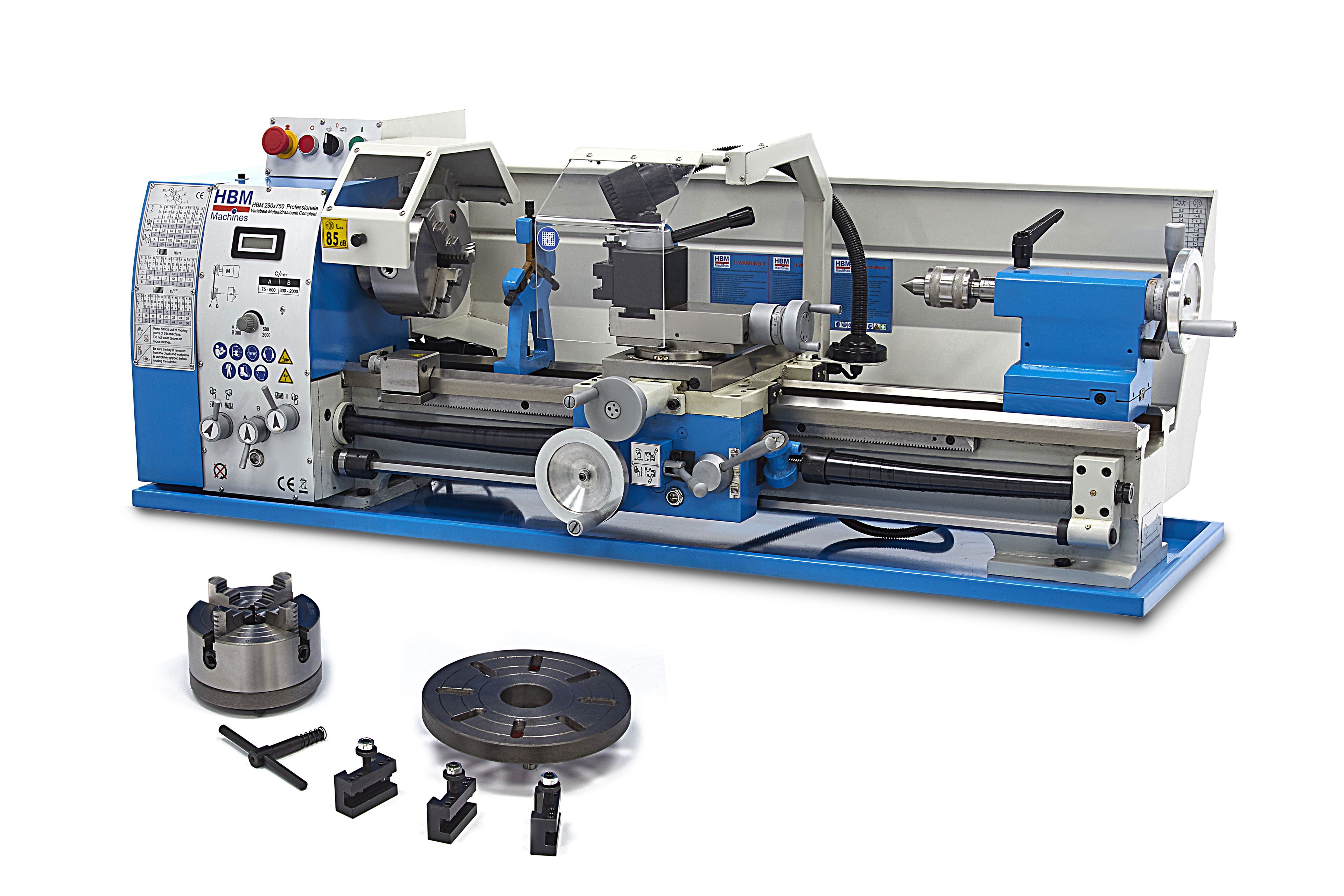 HBM torno para metal 290 x 750