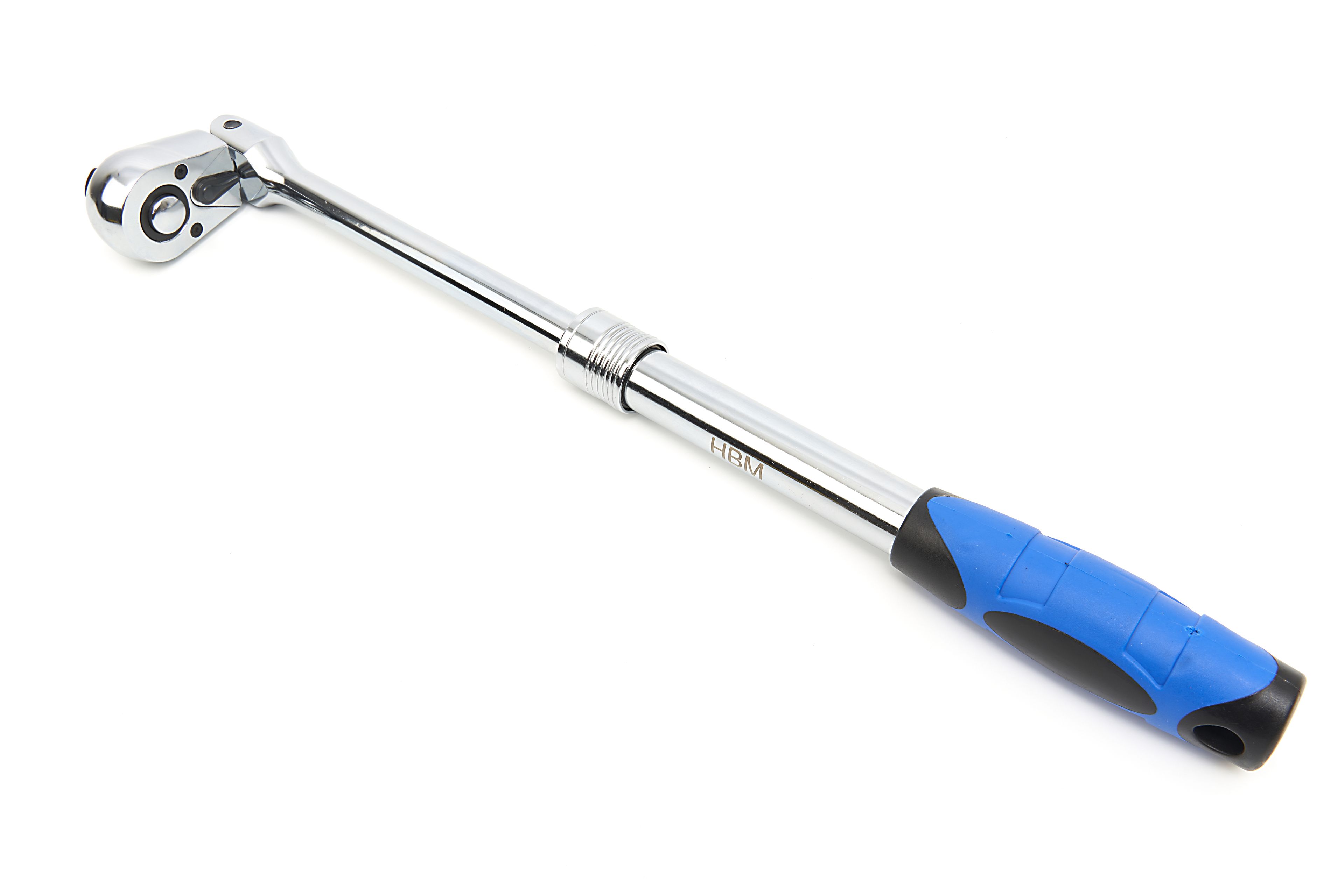 HBM 3 pièces, set de cliquets professionnels extensibles avec têtes inclinables Image 4