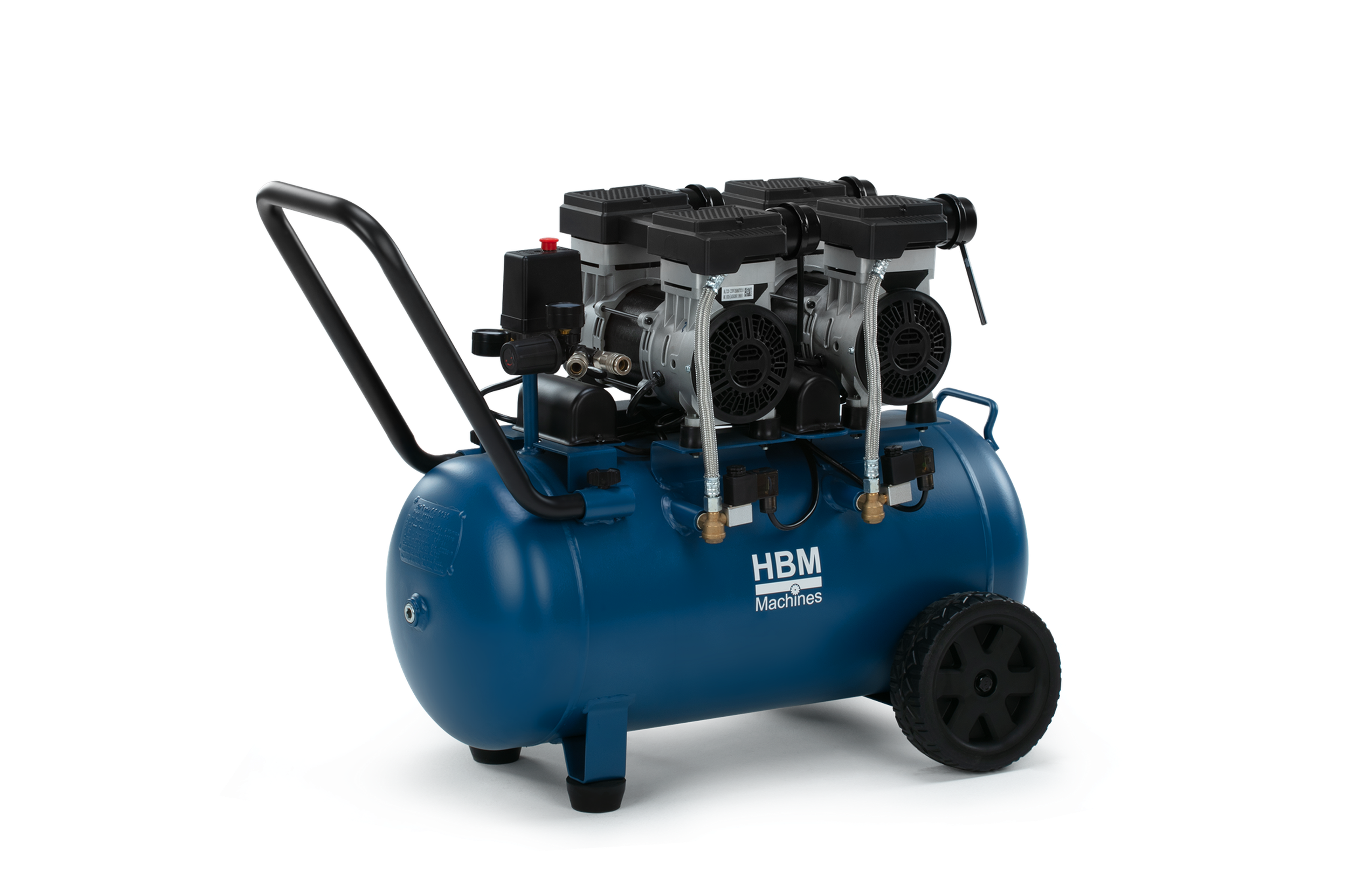 HBM olievrije compressor, 50 liter, 10 bar, 2,6 pk Image 3