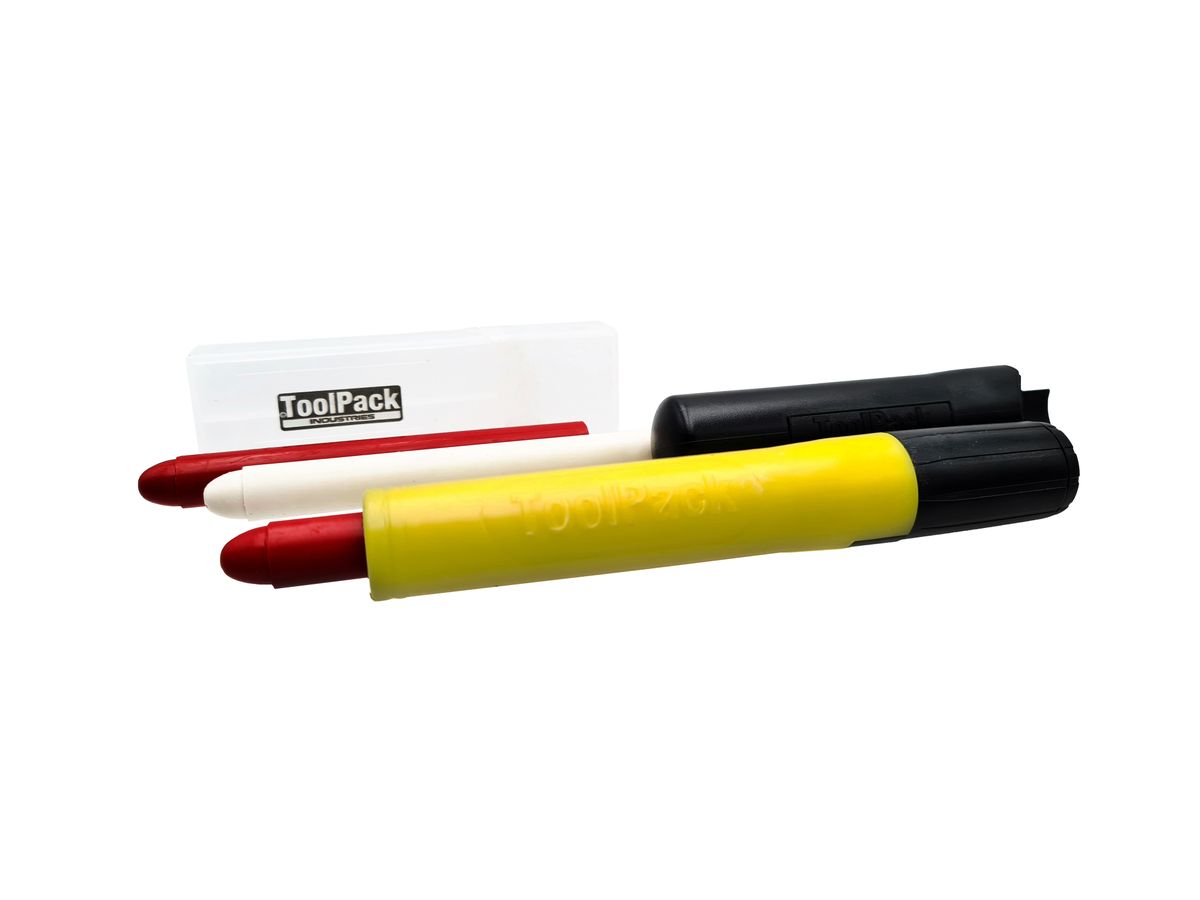 ToolPack Markierungsset 1 weißer & 2 rote Markierstifte