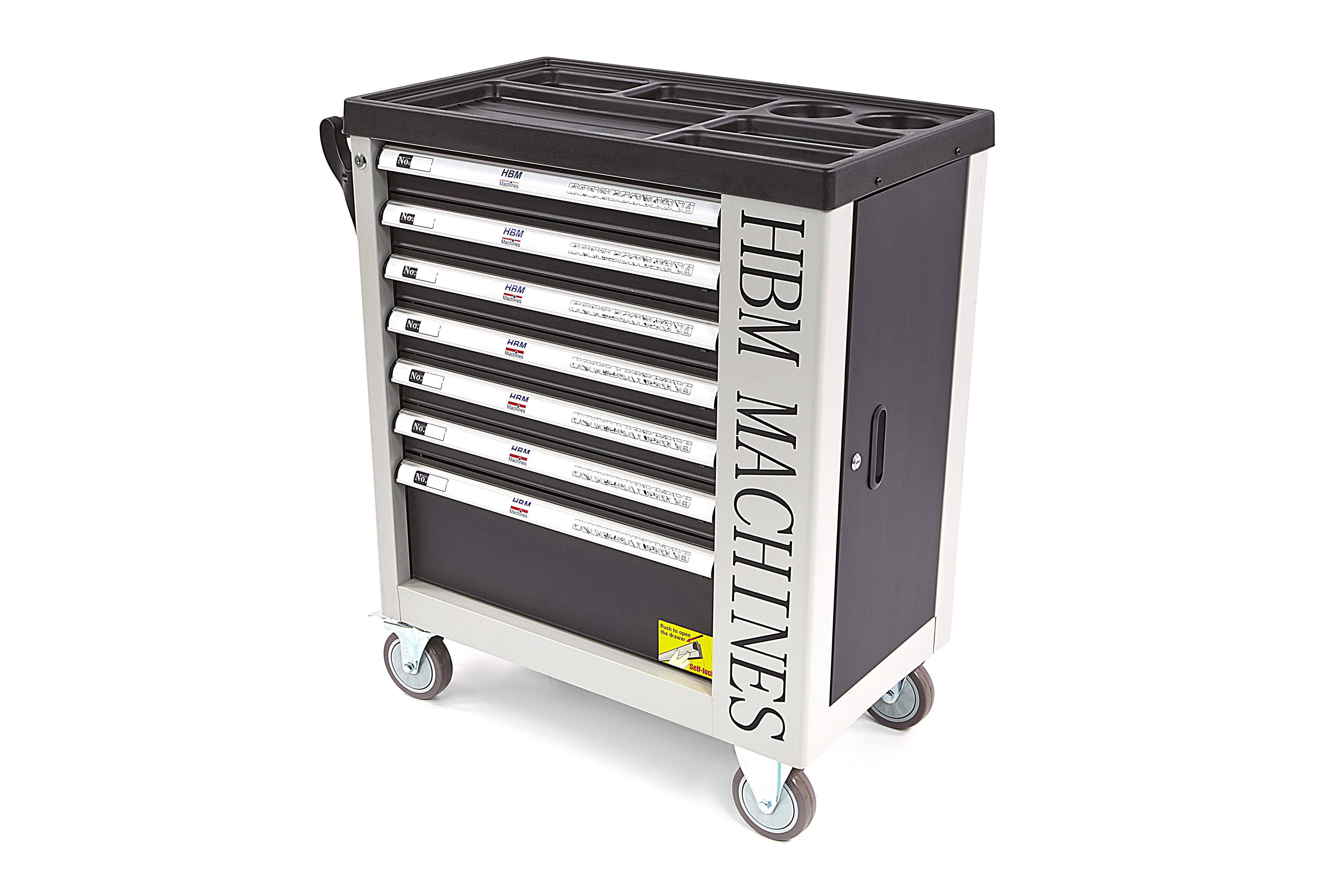 HBM servante à outils garnie 262 pièces, noir Image 8