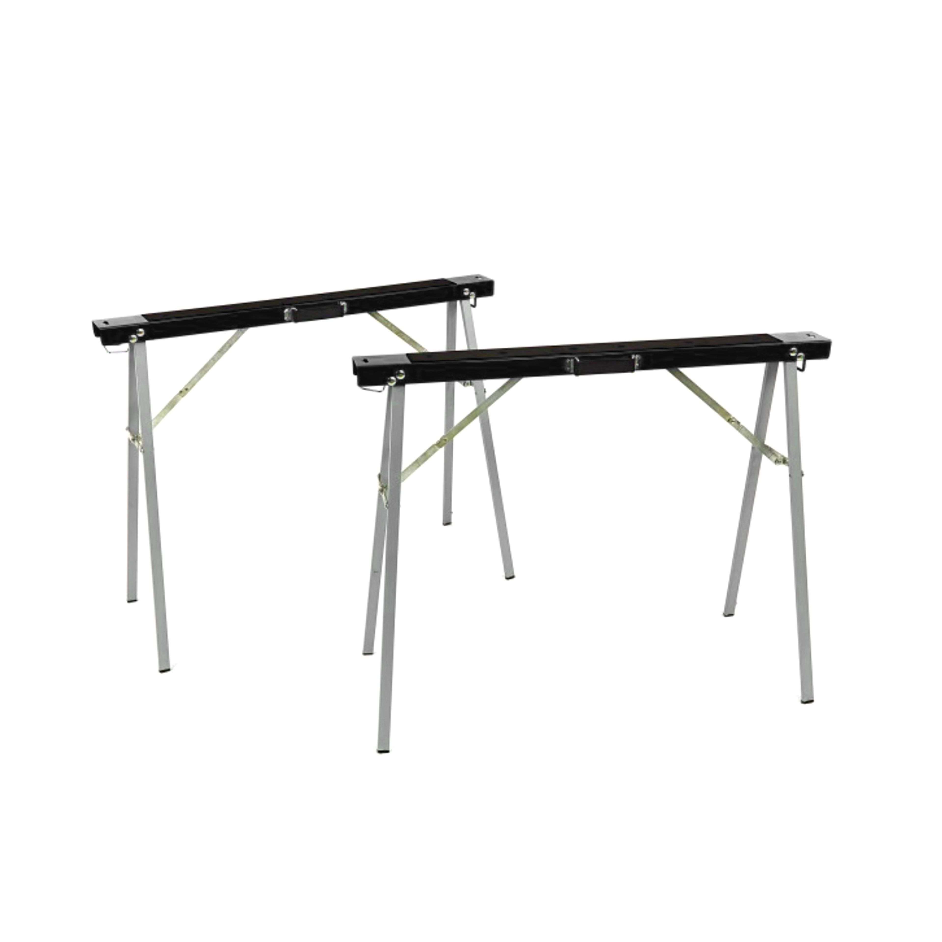 HBM Set de 2 tréteaux - 99,5 x 38 x 78 cm