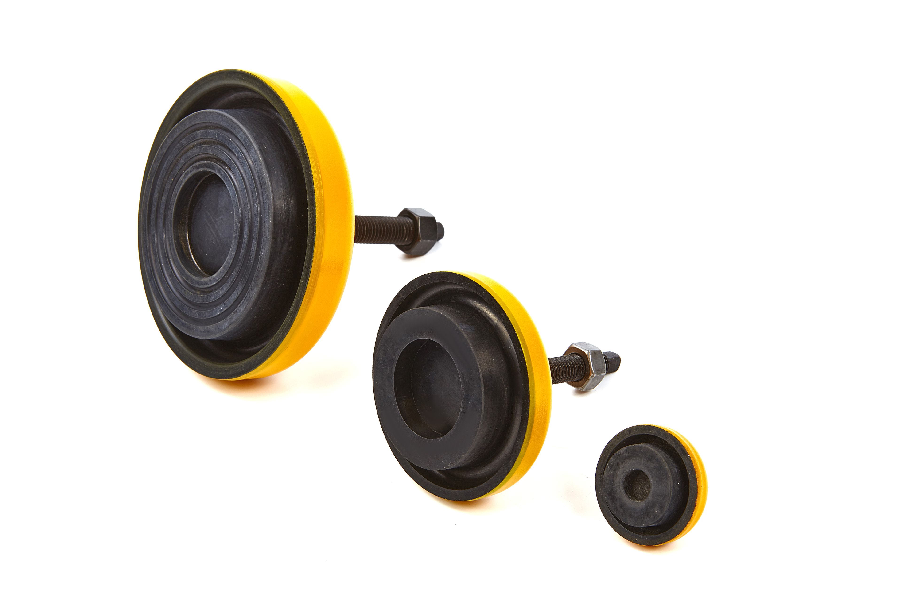 HBM Stellfüße, Vibrationsdämpfer mit Gewinde 80 kg Image 2