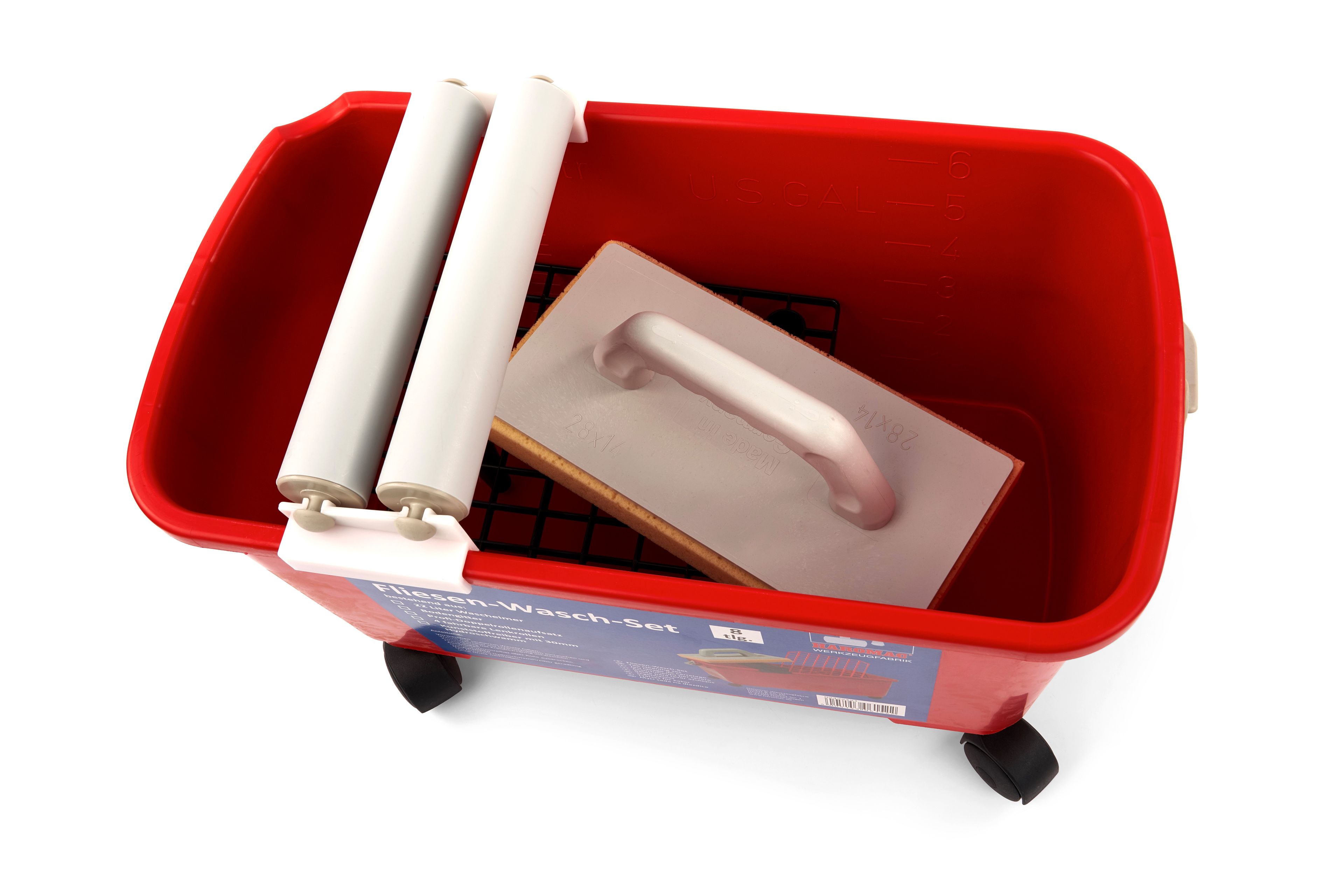 Haromac Sponsbakset, Tegelwasset, Voegset compleet 22 Liter Image 3