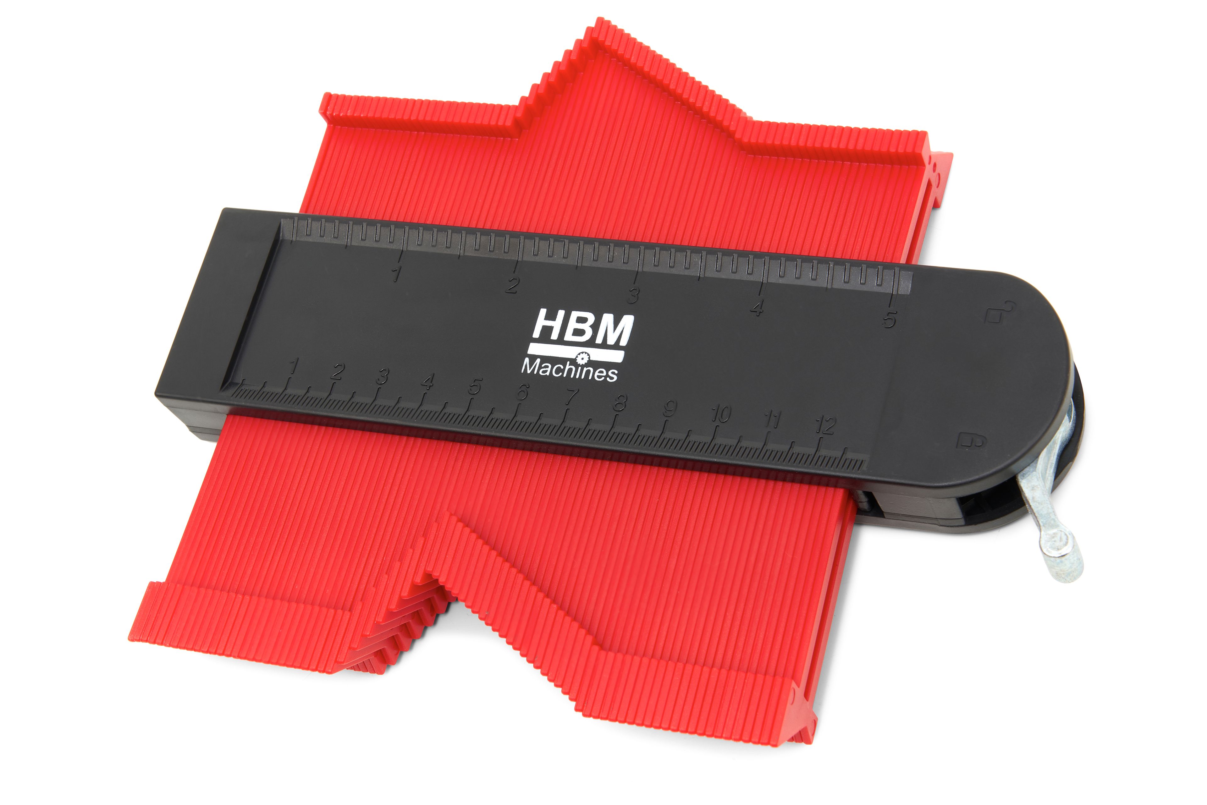 HBM 180 x 130 x 21 mm Professionele Magnetische Profielmal met Vergrendeling