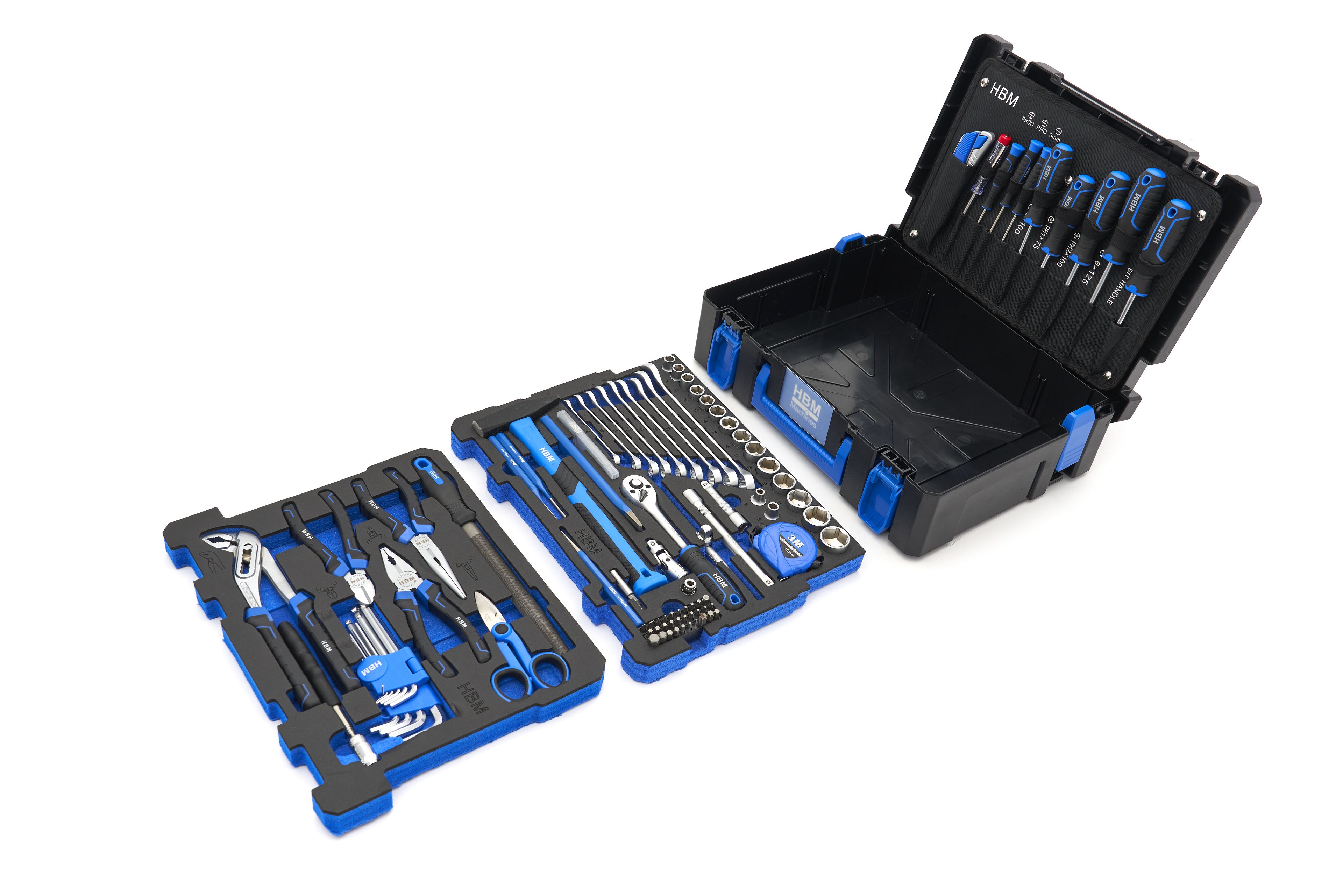 HBM verrijdbare gereedschapskoffer set 105-delig Image 10