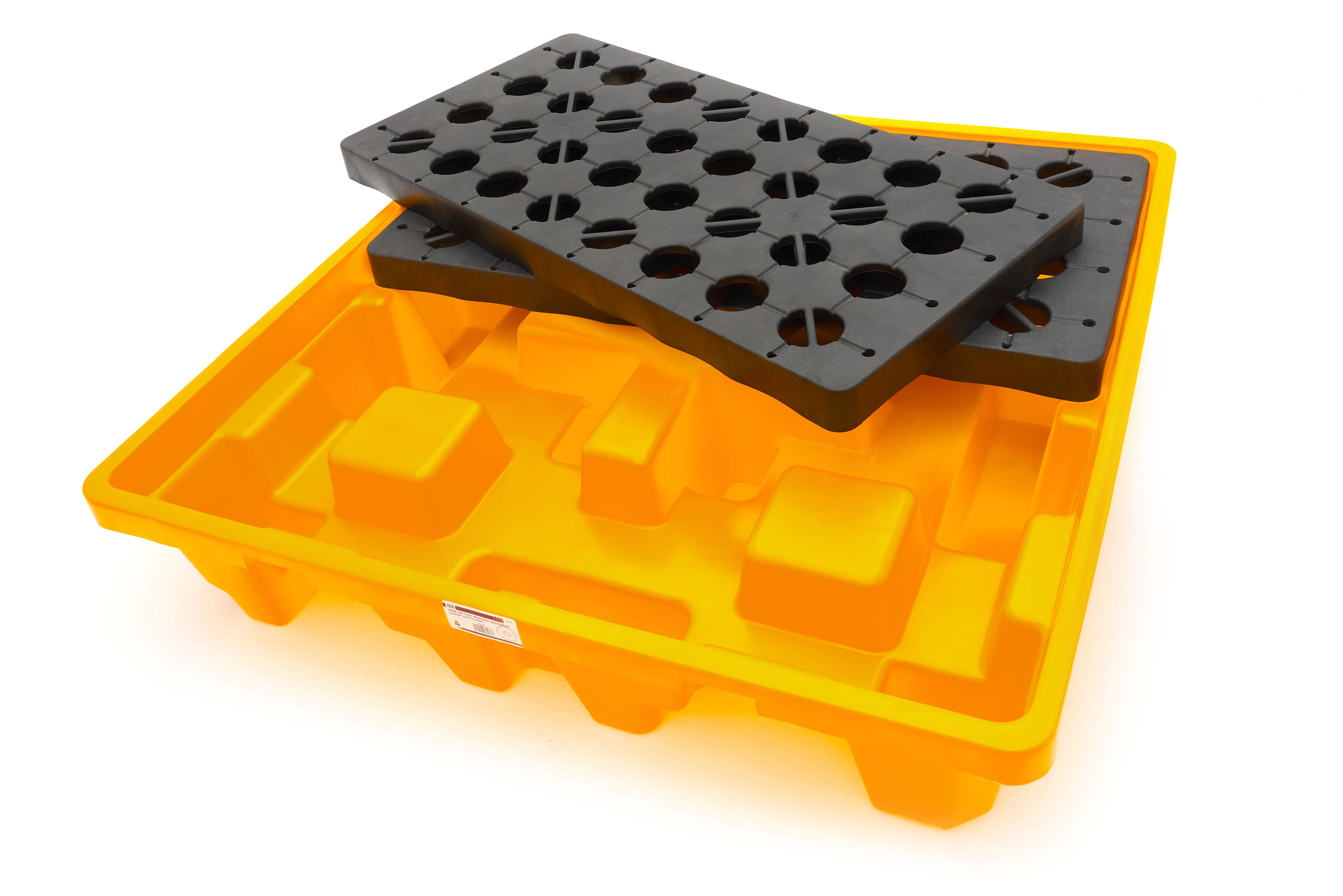 HBM Bac de rétention pour fûts à huile de 230 litres, bac de rétention pour 4 fûts Image 4