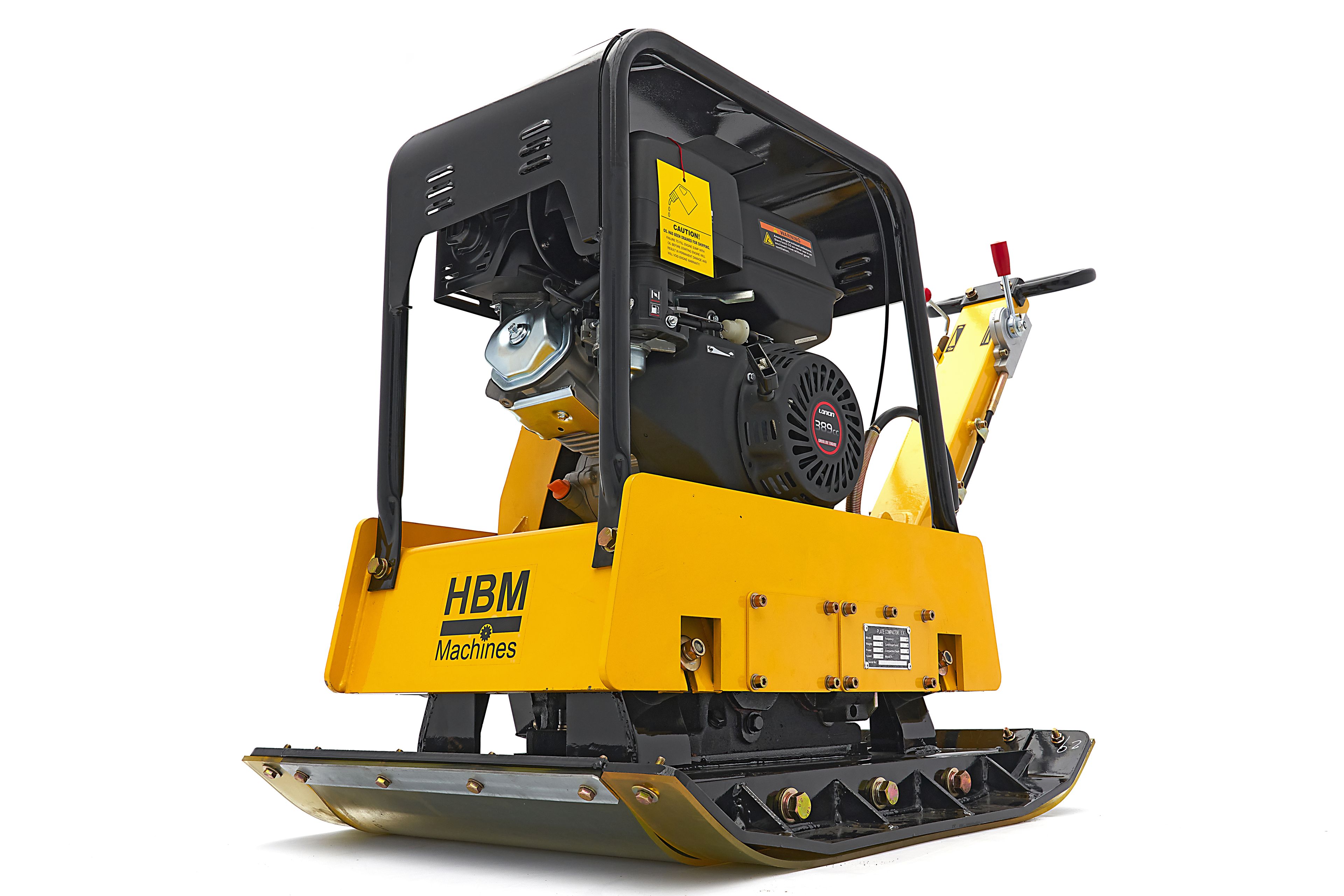 HBM Professional 13 HP - 38KN Plaque vibrante réversible 820 x 650 mm, y compris les roues et la plaque de protection de pavage Image 4