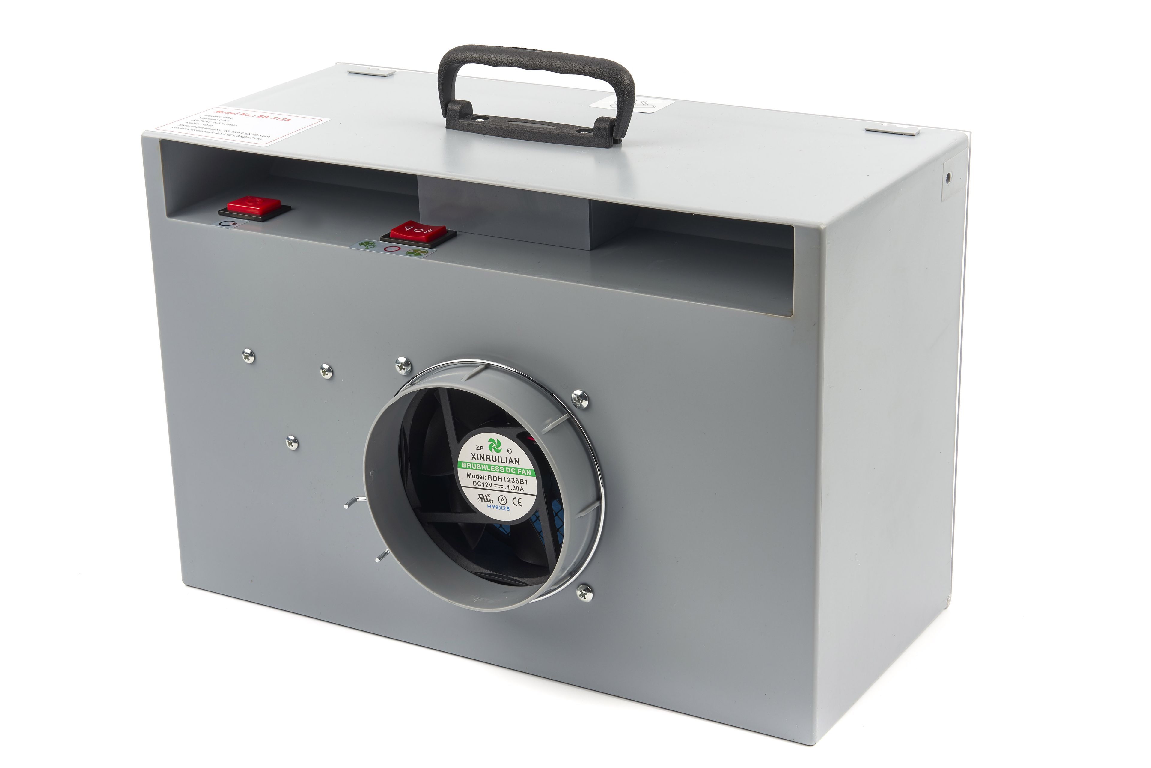 HBM Cabina di verniciatura per aerografo con illuminazione, estrazione, piattaforma girevole Image 14