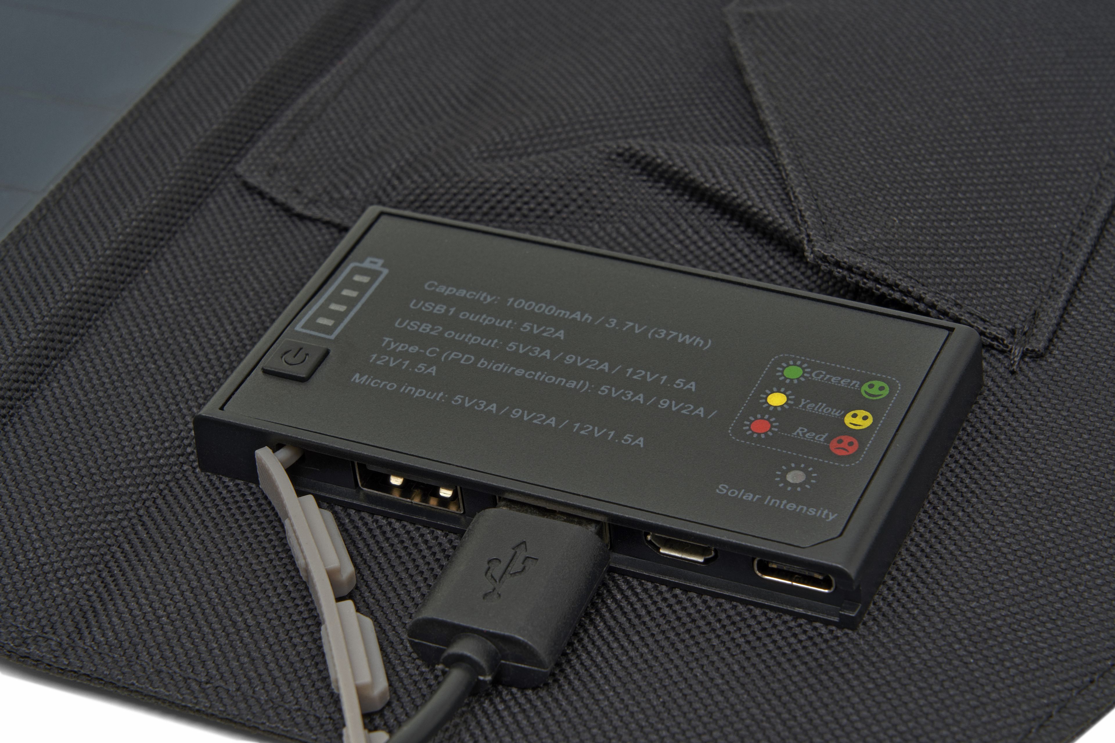 HBM 15 Watt. Pannello Solare Pieghevole Con Batteria da 10000MAH Image 3