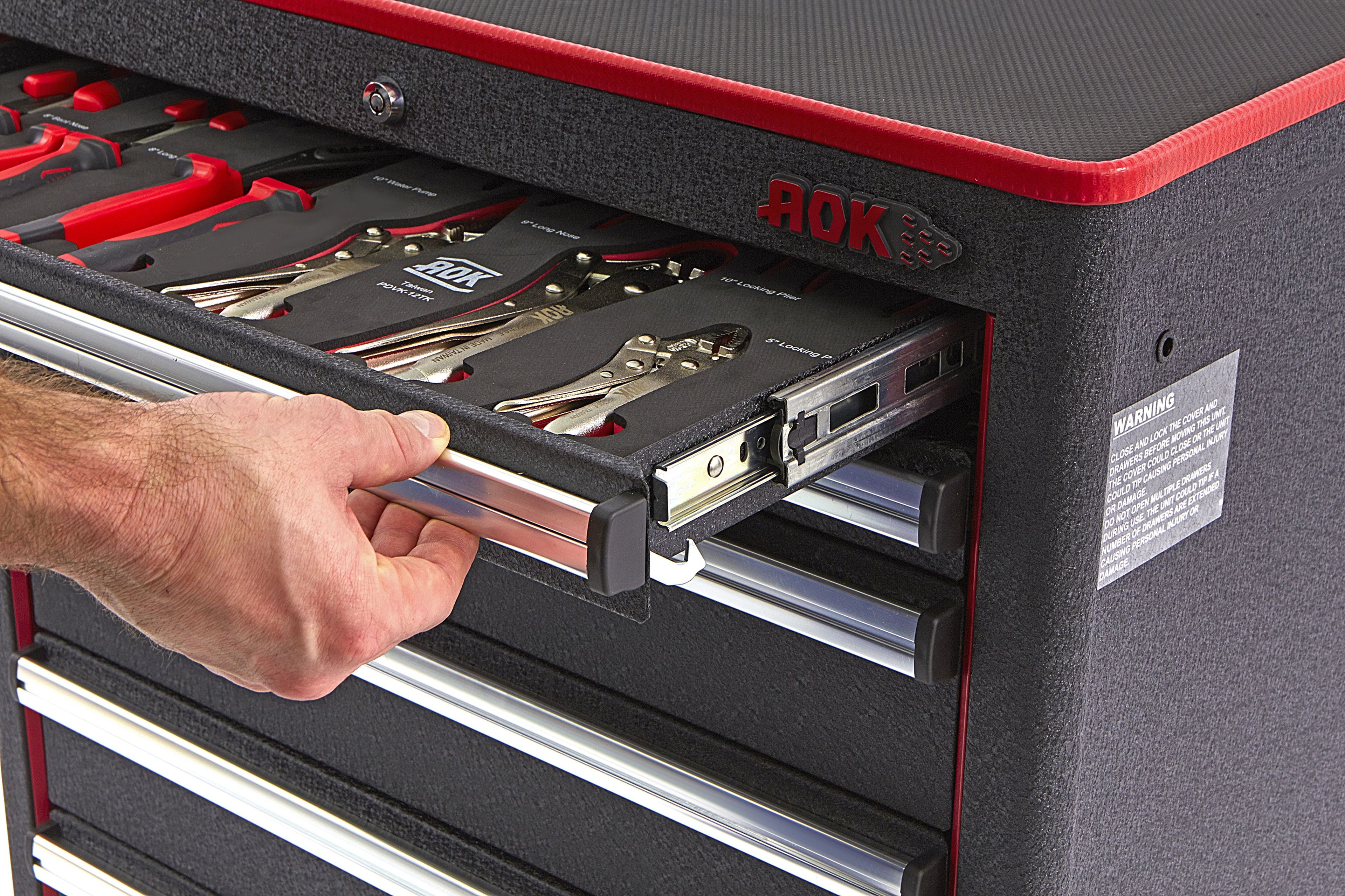 AOK Professionele Gevulde Gereedschapswagen - 249 Delig Image 6