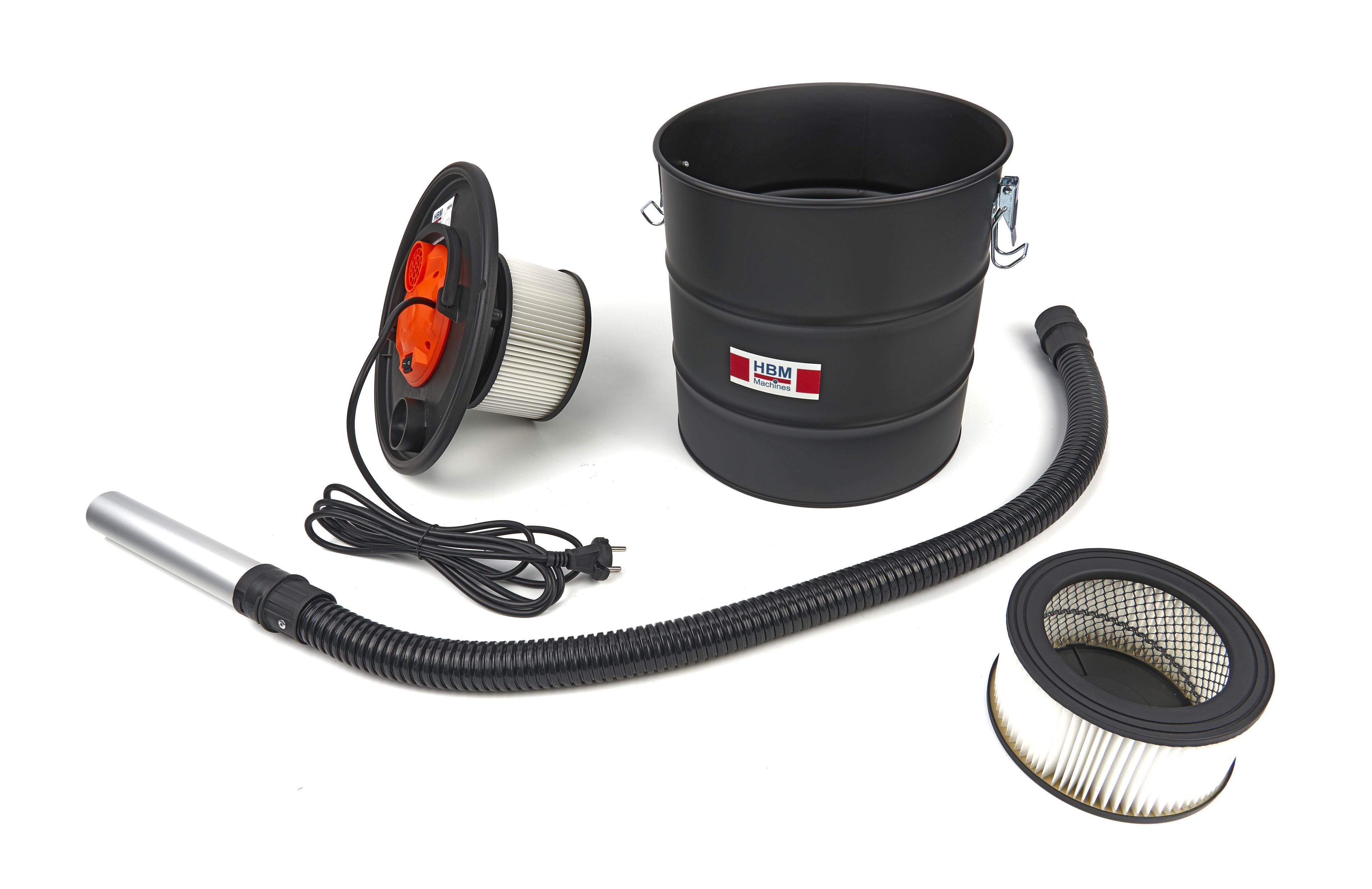 HBM Aszuiger, Aspirapolvere 1000 Watt, Include 2 filtri per polvere Image 2