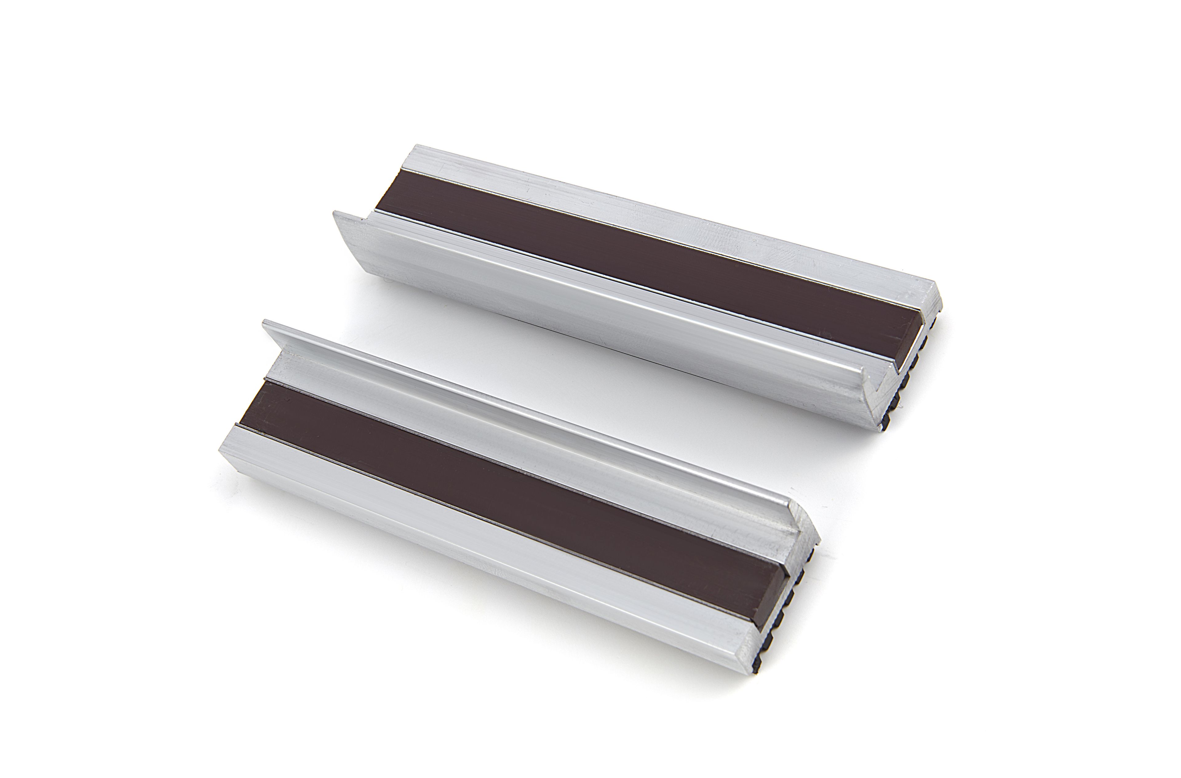 Mâchoires supérieures en aluminium HBM avec caoutchouc pour une prise supplémentaire pour