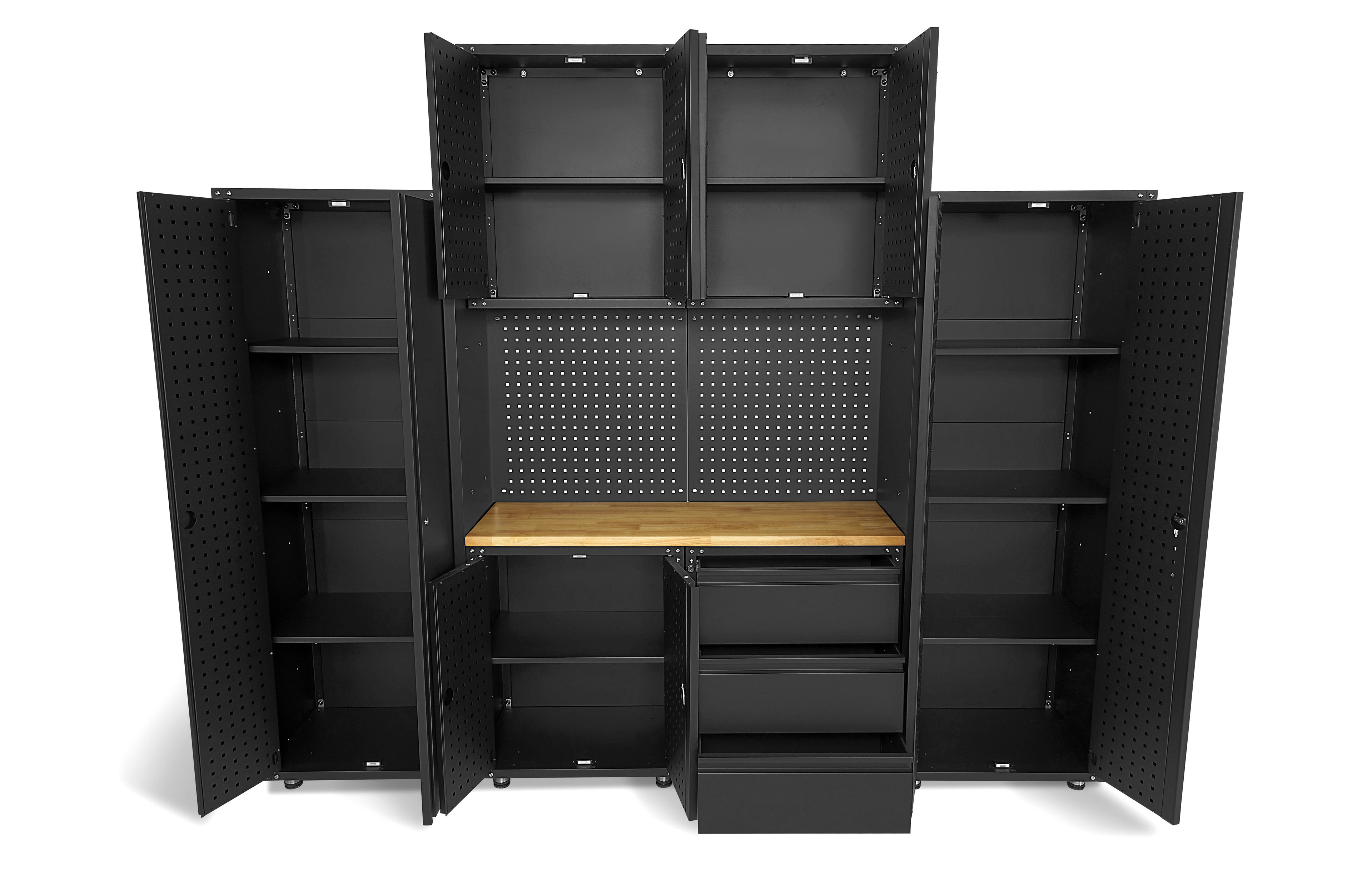 HBM Sistema di officina premium, 9 pezzi, nero opaco, modello 2 Image 5