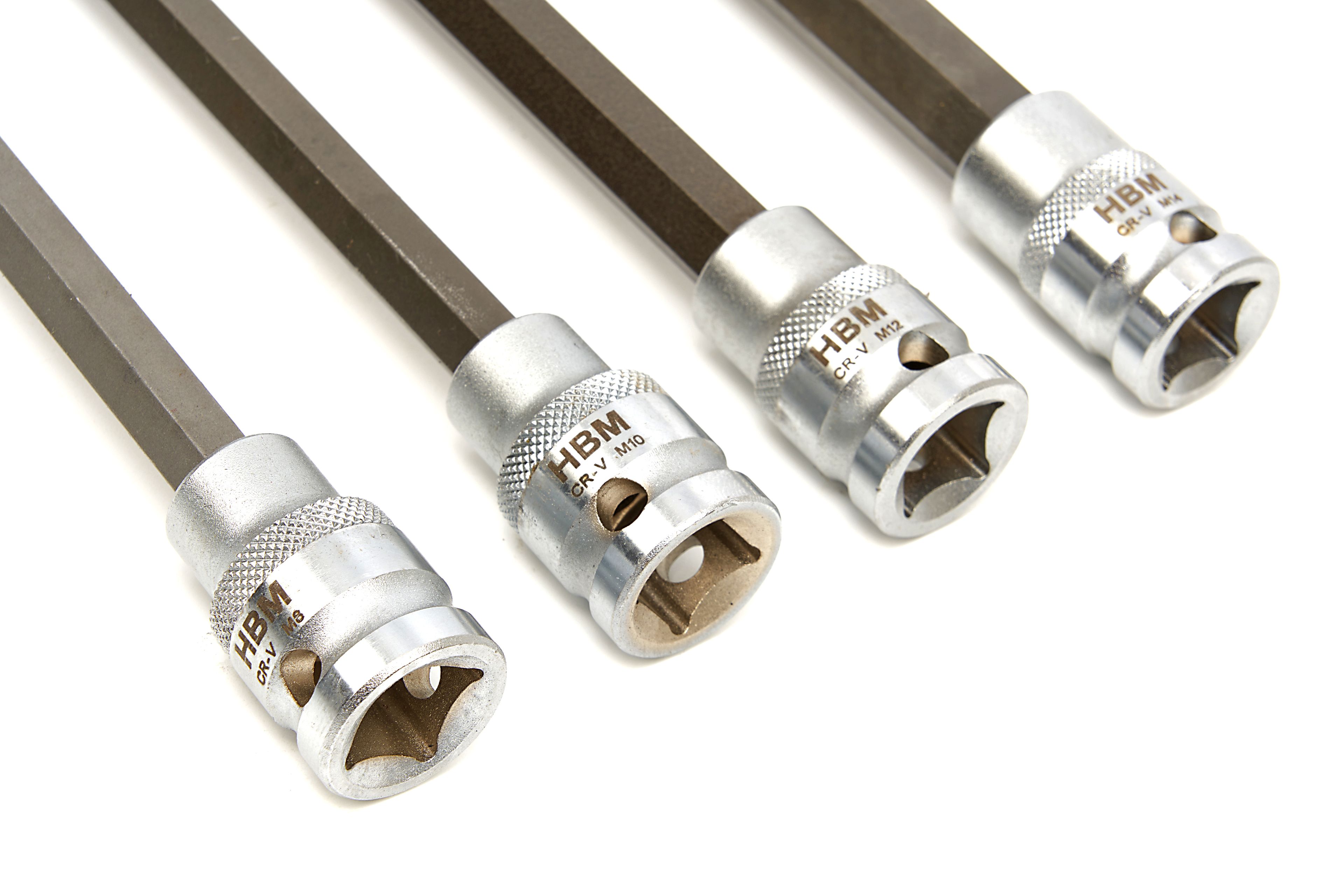 HBM 4 Delige Aandrijfasschroeven Spie Doppenset M8-M14 800 mm ½” Image 3