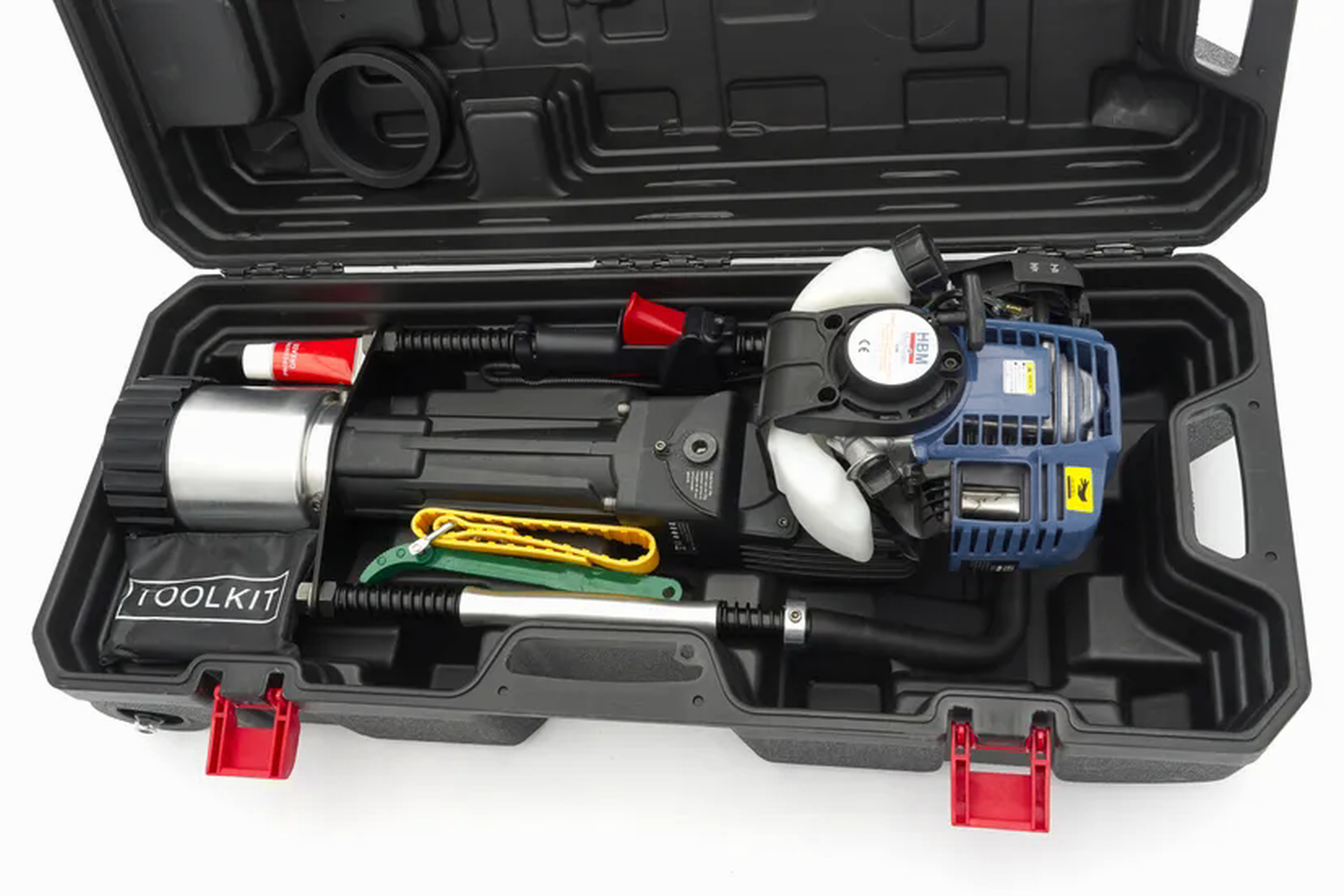 HBM pilonneuse thermique professionnelle, marteau de battage 4 temps 38 cc, 120 mm Image 16