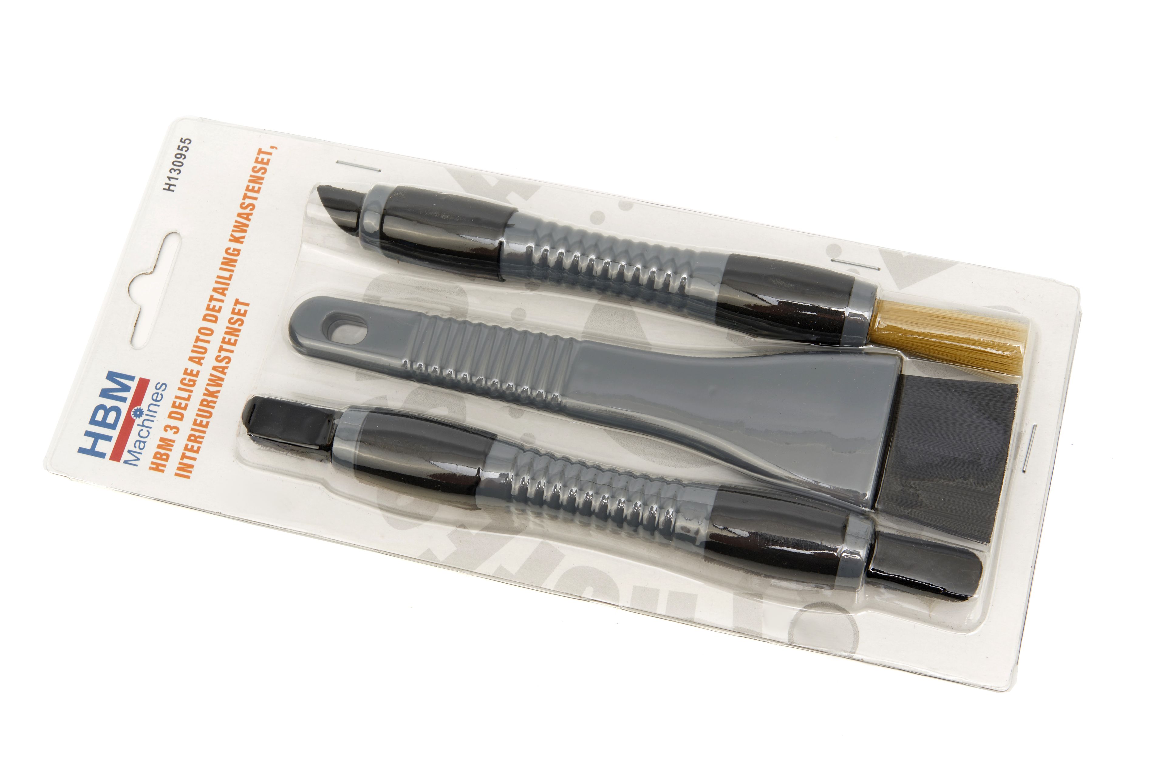 HBM Jeu de brosses pour l'esthétique automobile (3 pièces) Image 6