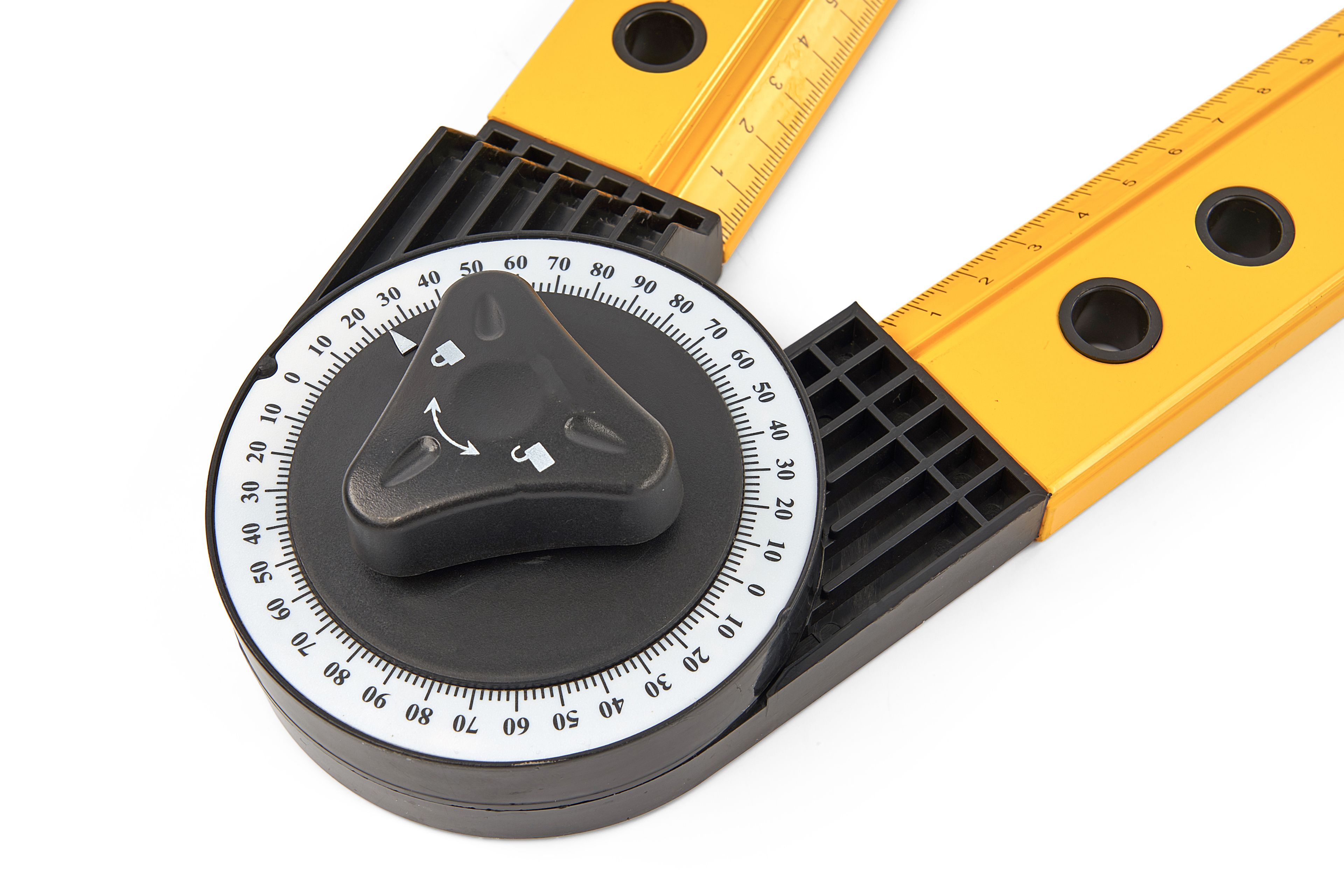 Nivel Universal HBM 2 x 500 mm, Gancho de escuadra, Gancho de dos vías, Compás. Image 3