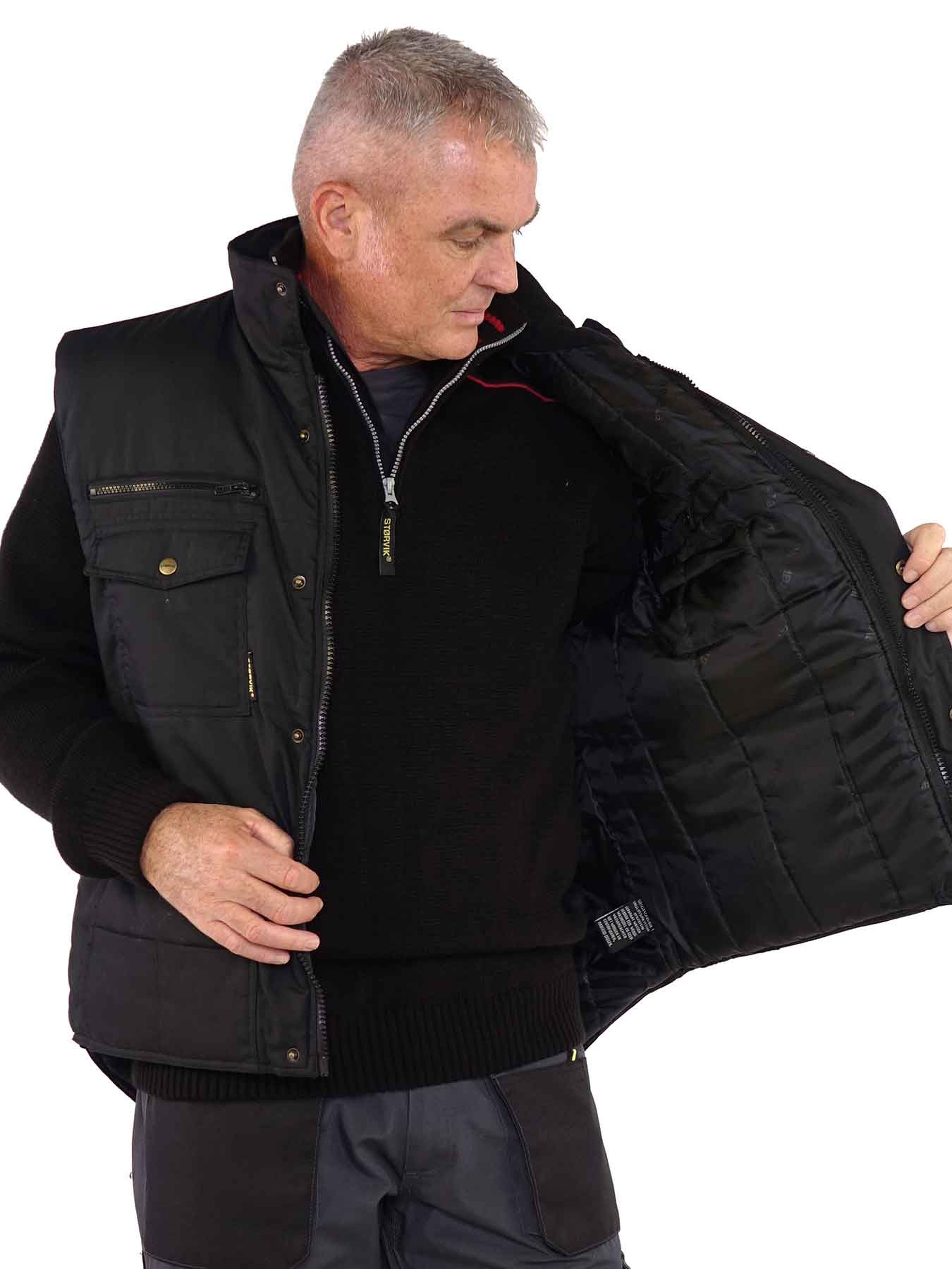 Storvik Pocket Bodywarmer Noir XL Image 8