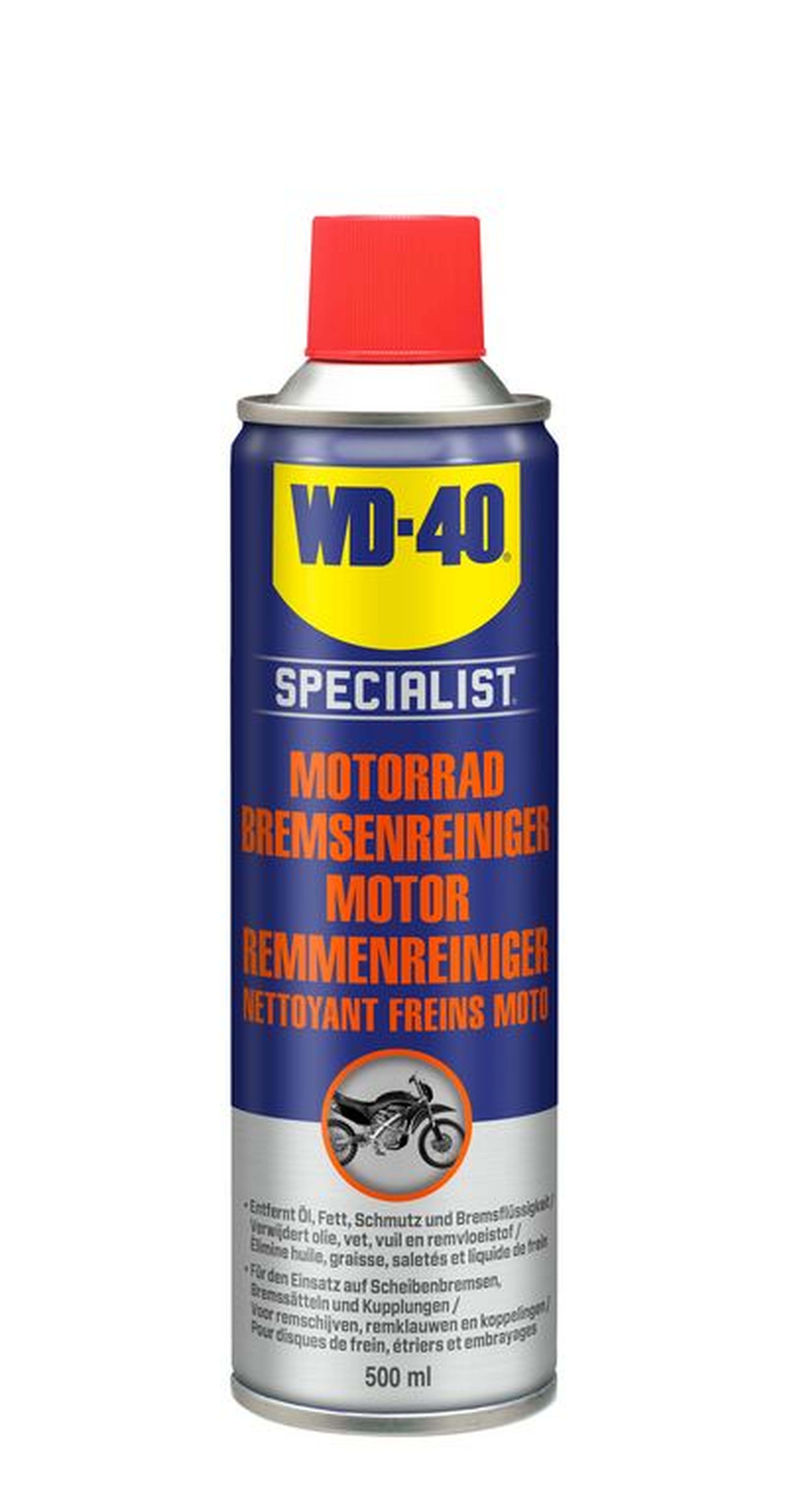 WD-40 Specialist® Limpiador de Frenos para Moto 500 ml