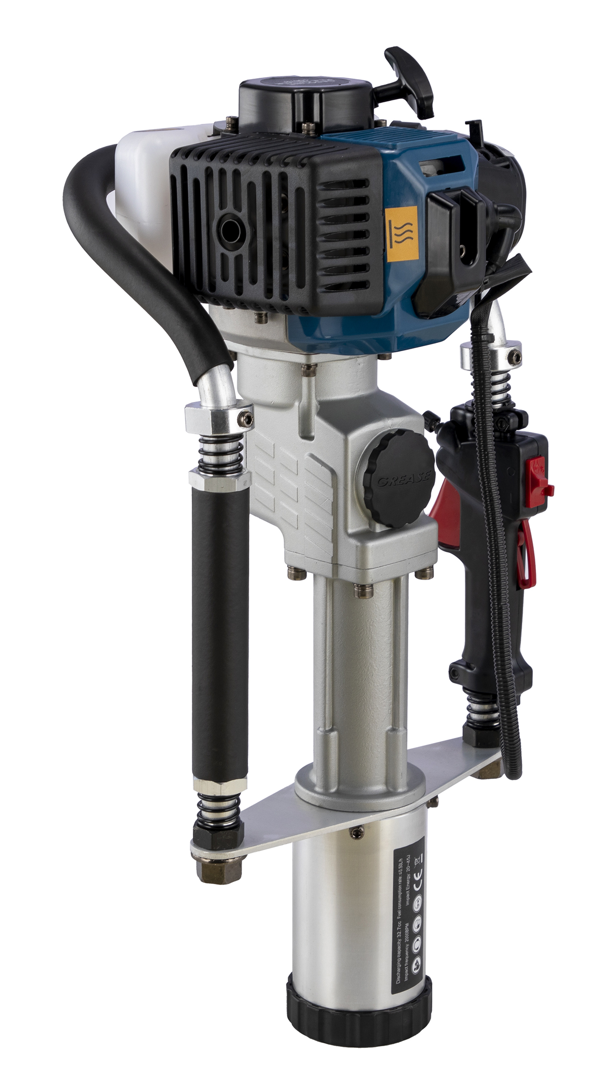 HBM Profi 2-Takt-Stampfer / Pfostentreiber 32,7 ccm Benzin