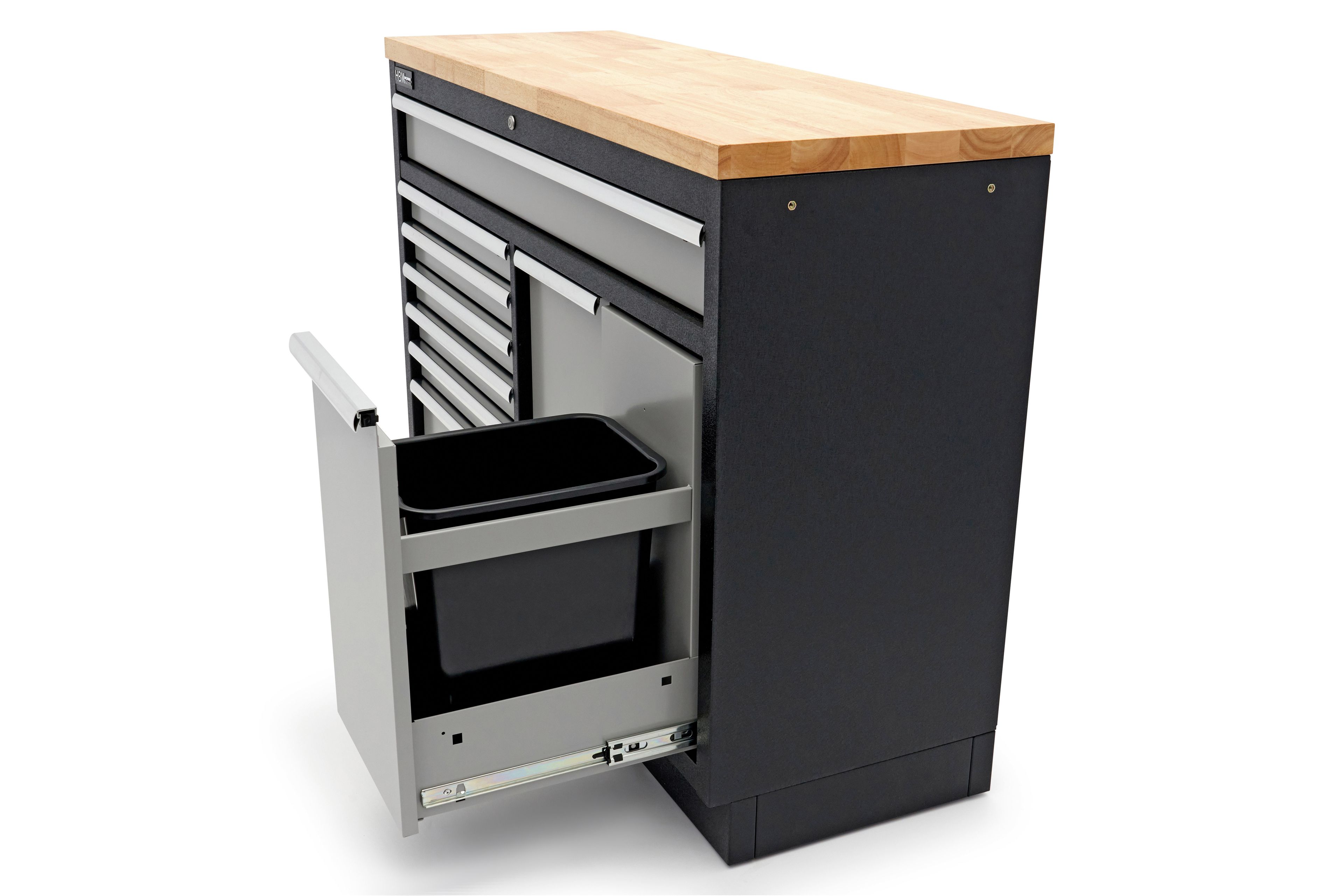 HBM 9 tiroirs 136 cm. Armoire à outils professionnelle, établi pour équipement d'atelier Image 9