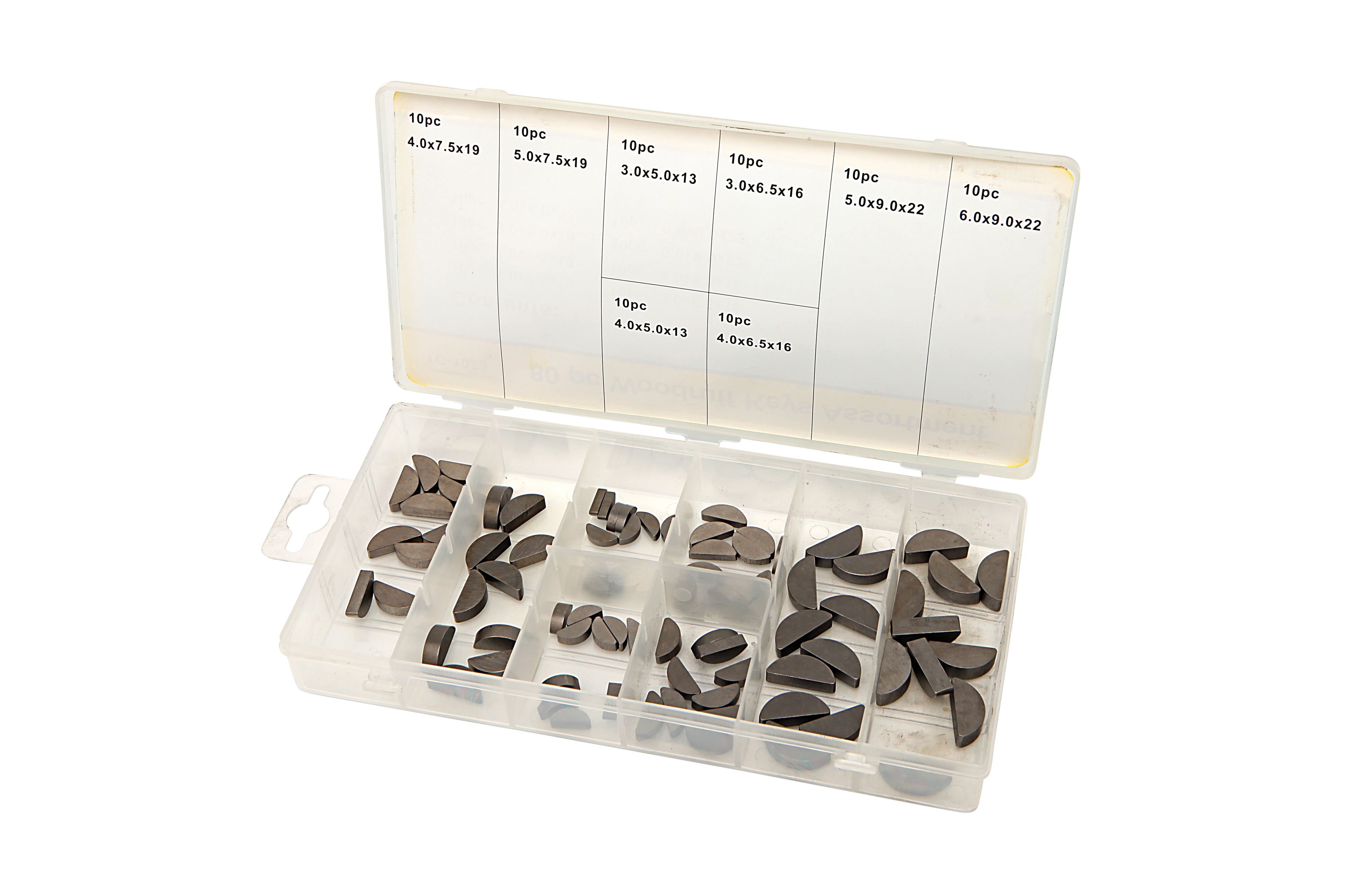 HBM 80-teiliger Halbmondschlüssel-Satz