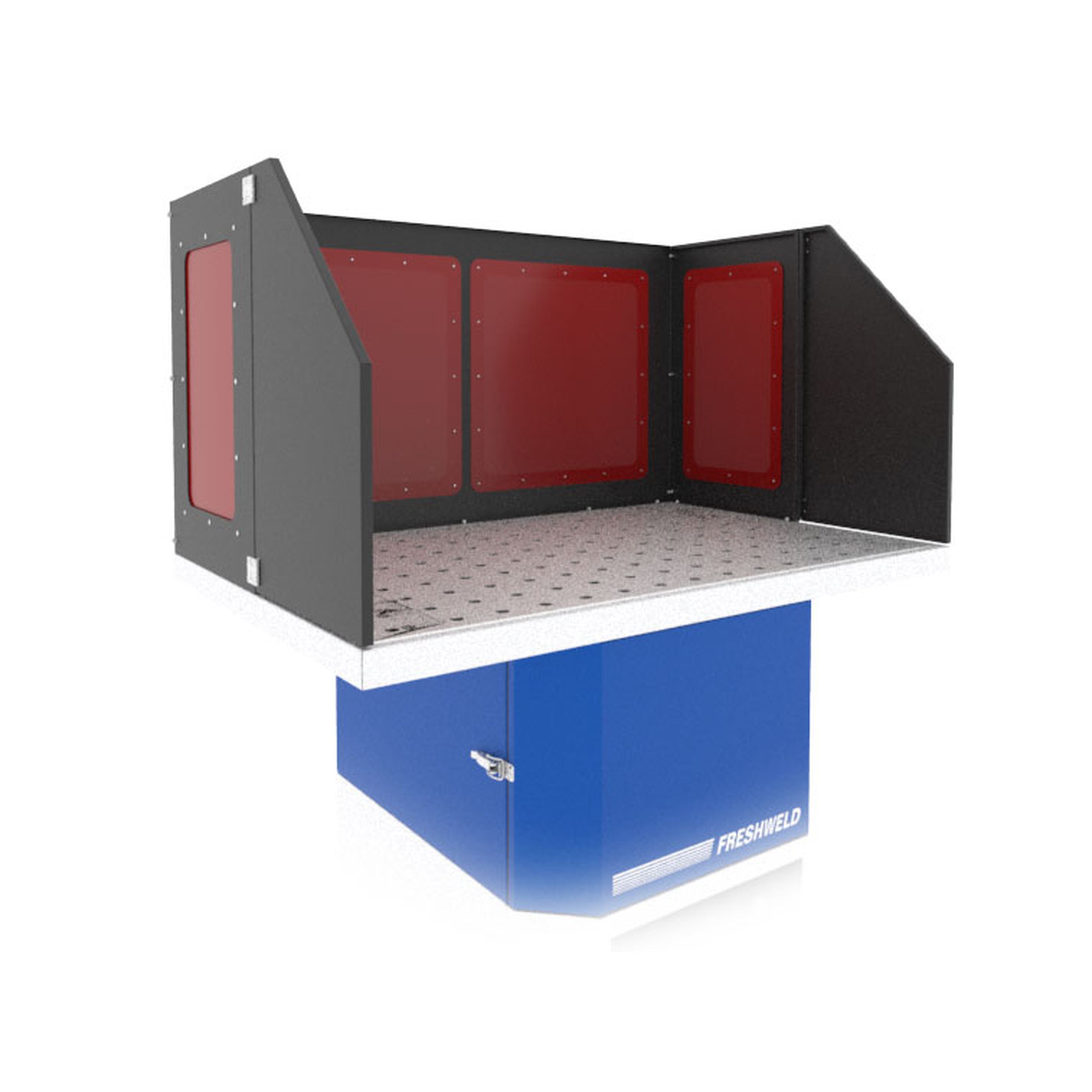 Écran de soudage en plexiglas Freshweld pour table d'aspiration KMF
