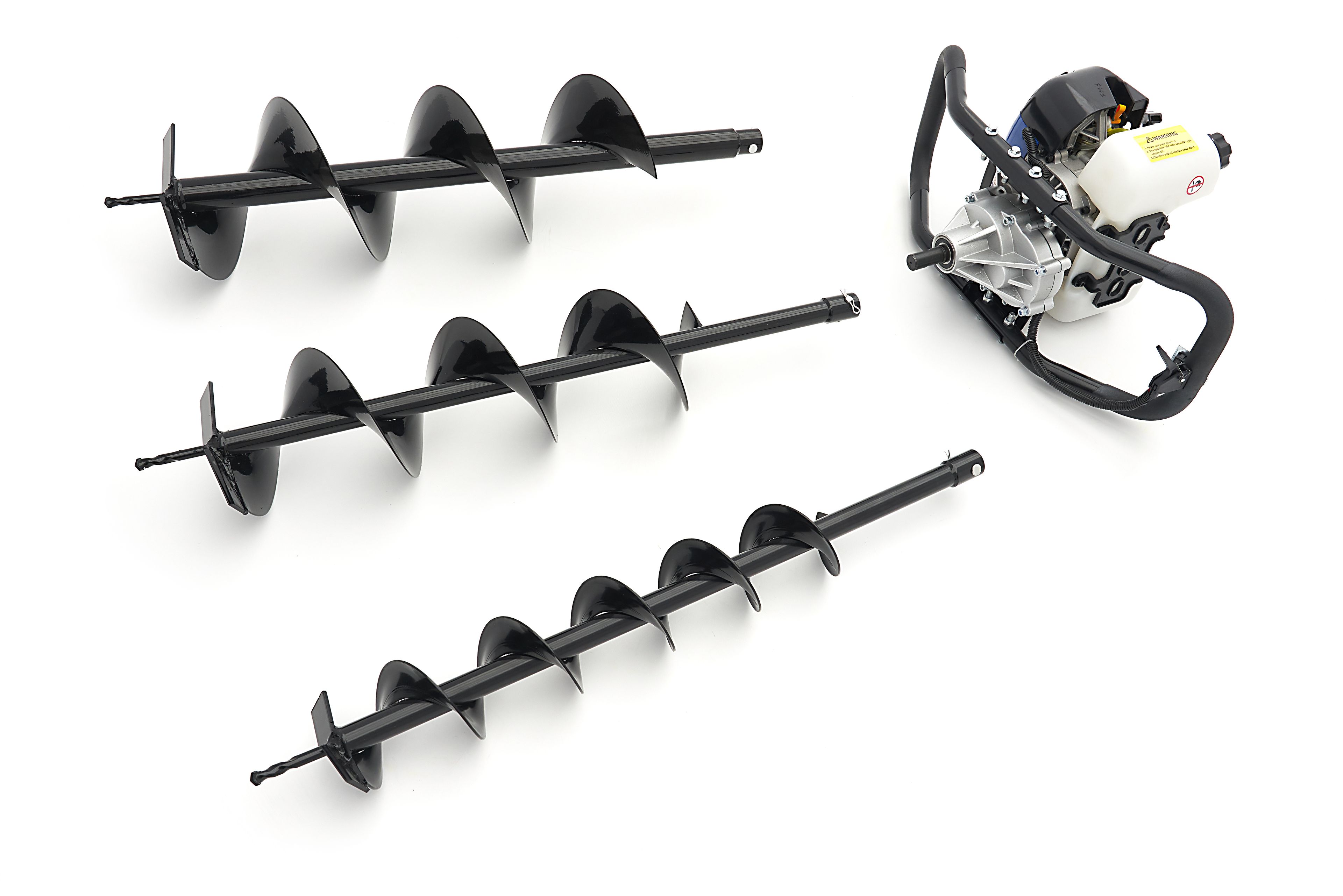 HBM 58 cc Professional Erdbohrer mit Benzinmotor - inklusive 3 Bohrer 100 / 150 / 200 mm. Image 3