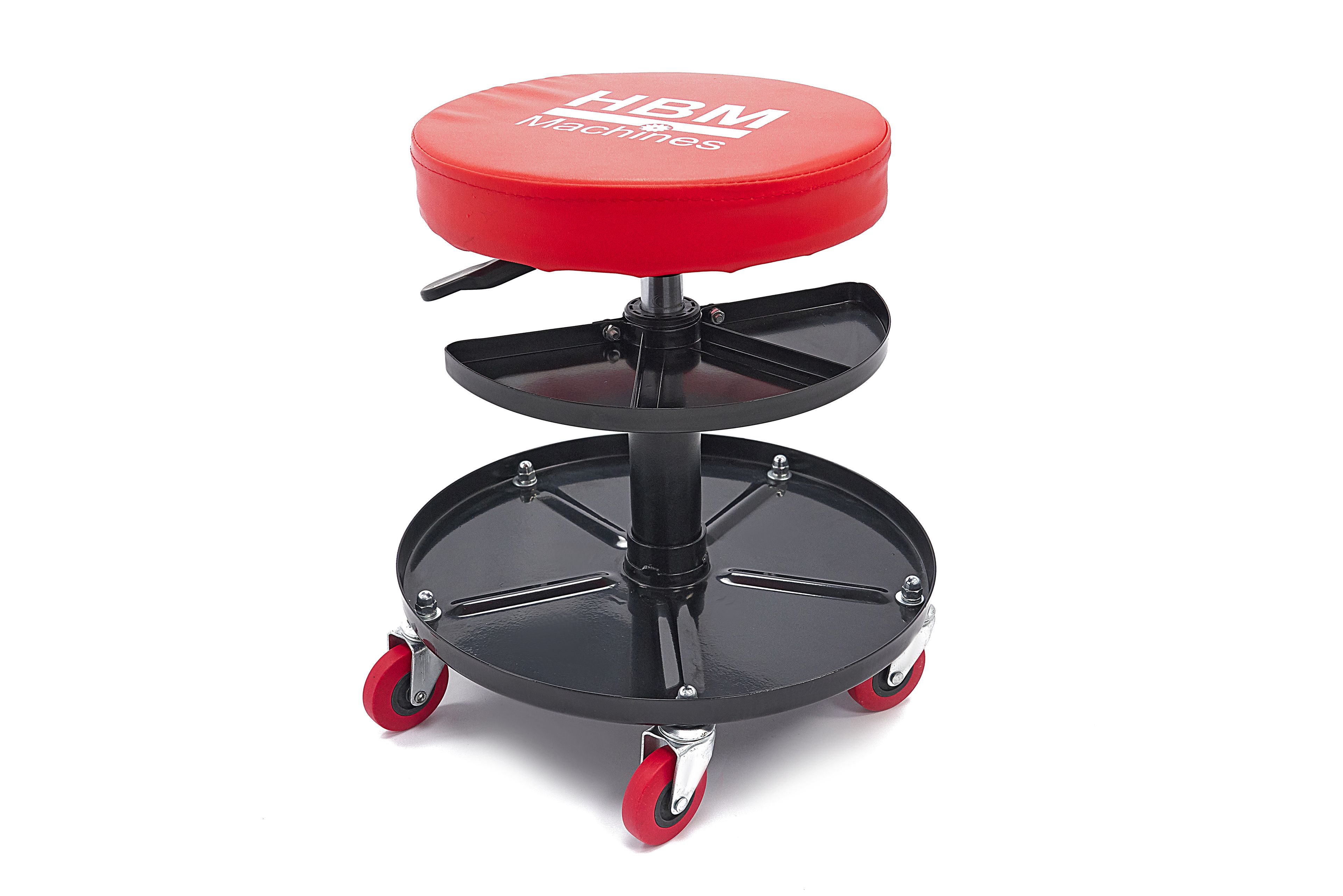 Sedia Pneumatica HBM Con Vassoio per Utensili Image 2