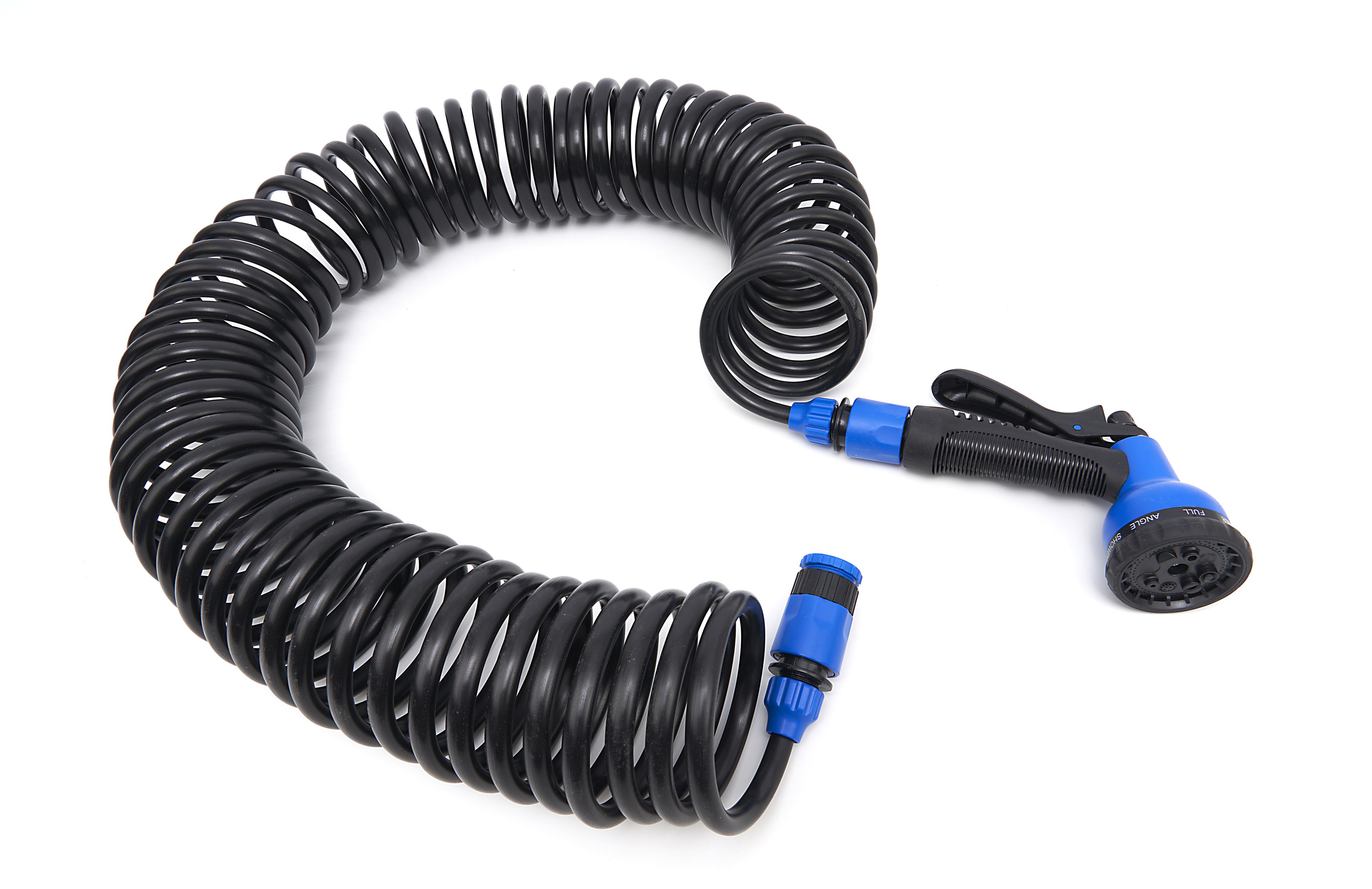 HBM 15 meter Spiraalvormige Tuinslang met Sproeikop Image 2