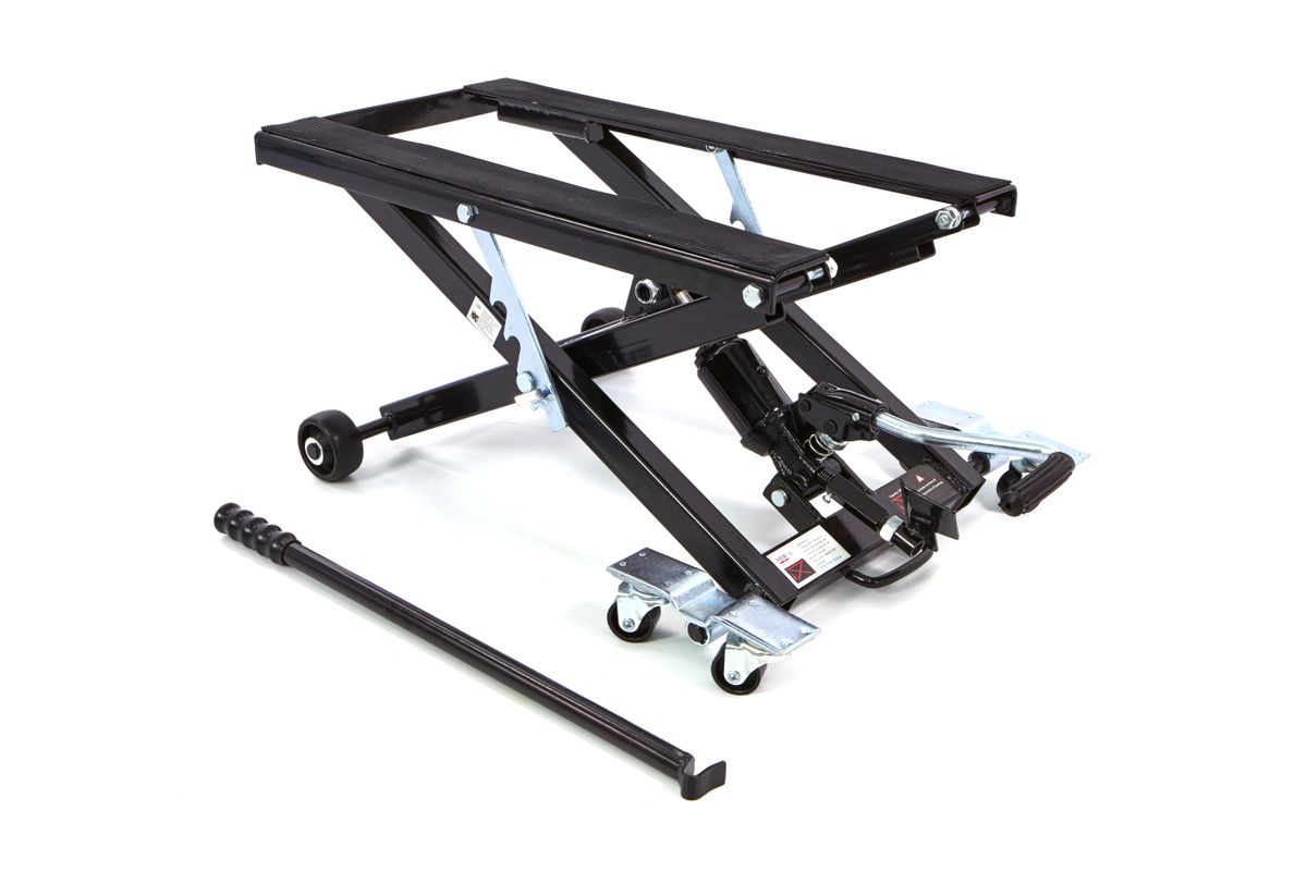 HBM Elevador de motocicleta móvil universal - NEGRO