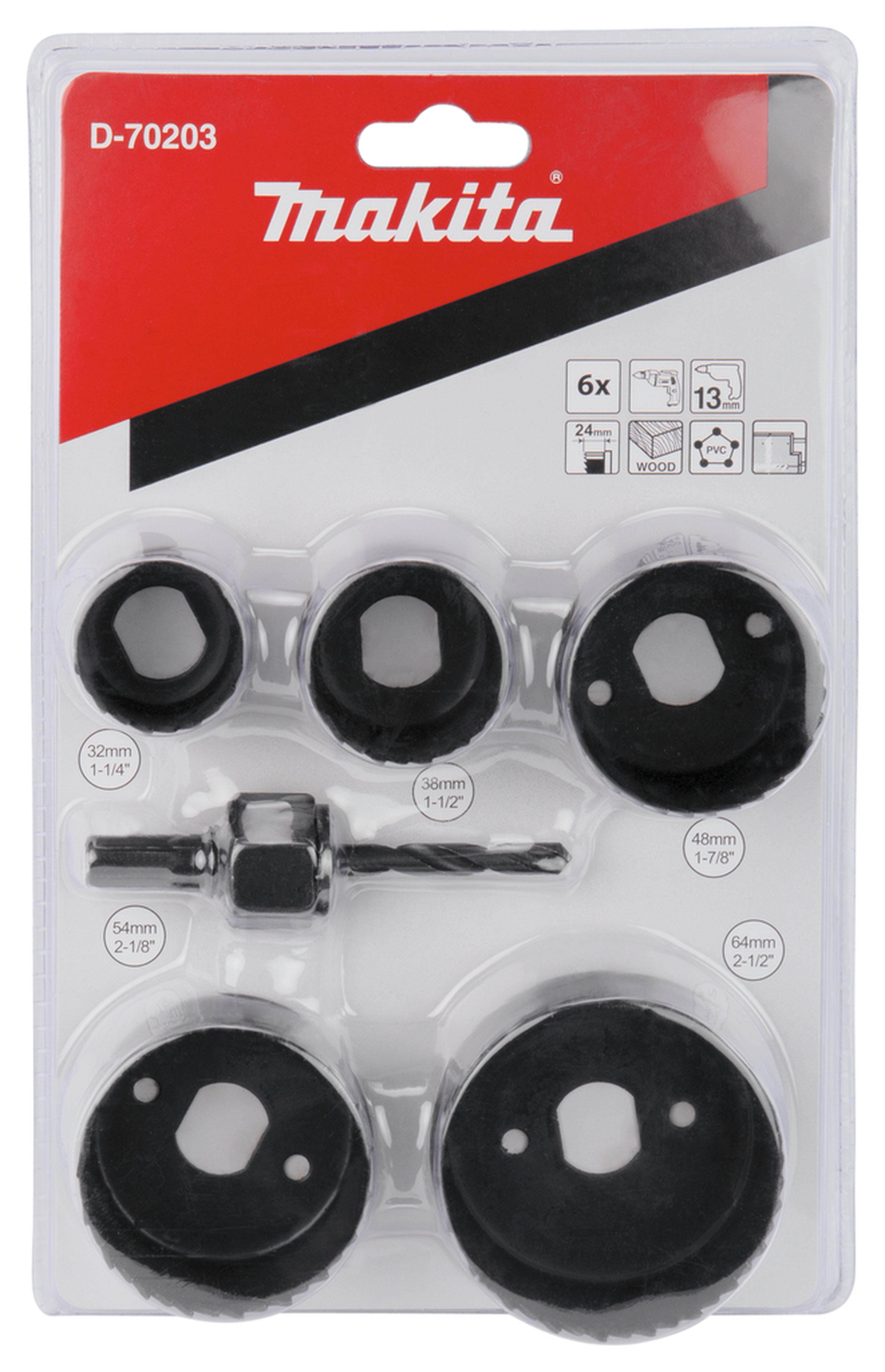 Makita Gatzaagset 6-delig D-70203 Image 3