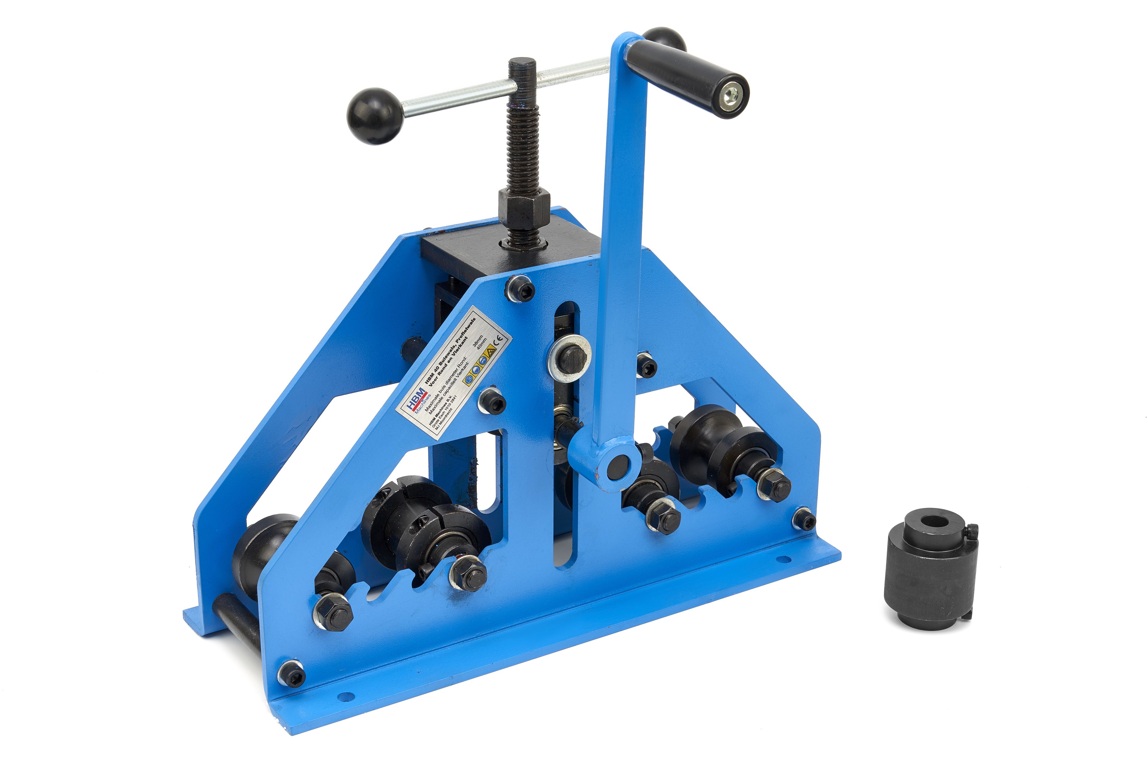 HBM Rouleau à tubes de 40 mm, rouleau à profilés pour tubes ronds et carrés