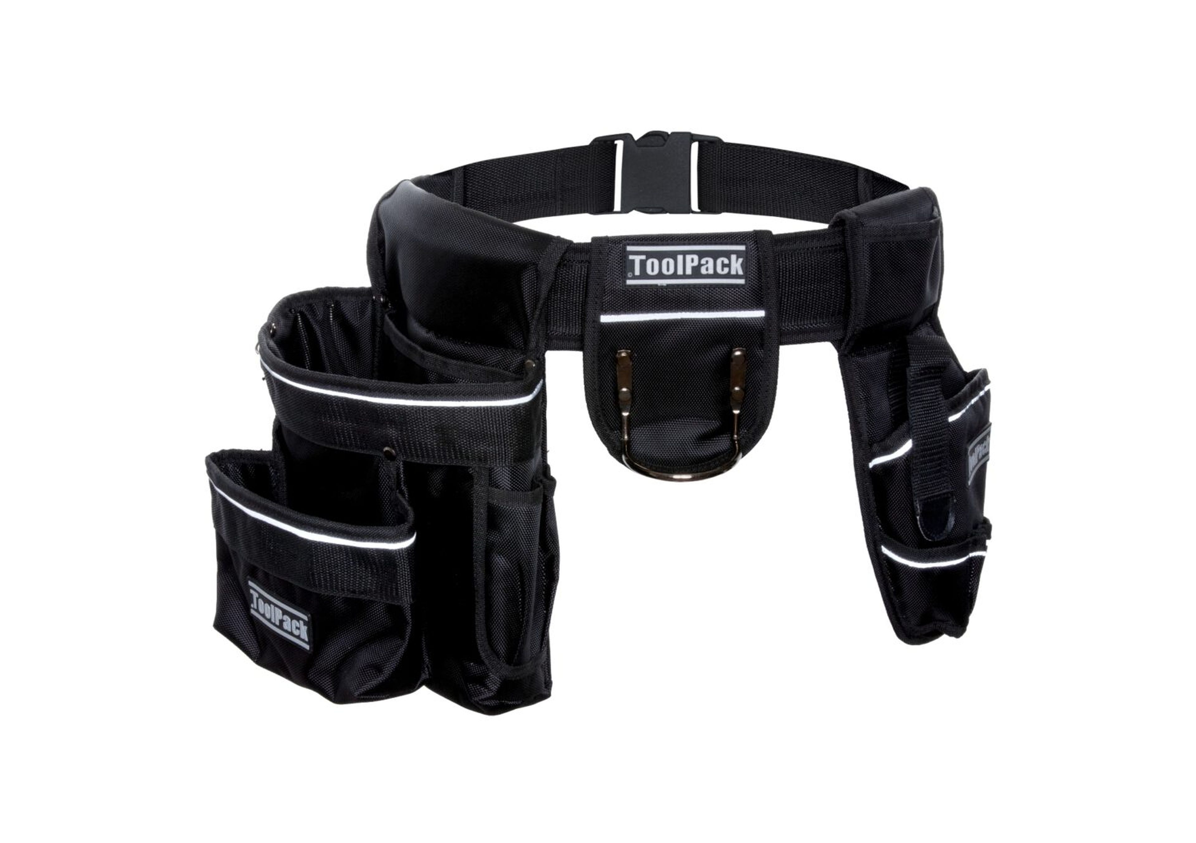 TP ; ceinture porte-outils robuste, grand porte-outils, porte-foret, porte-marteau métallique porte-foret