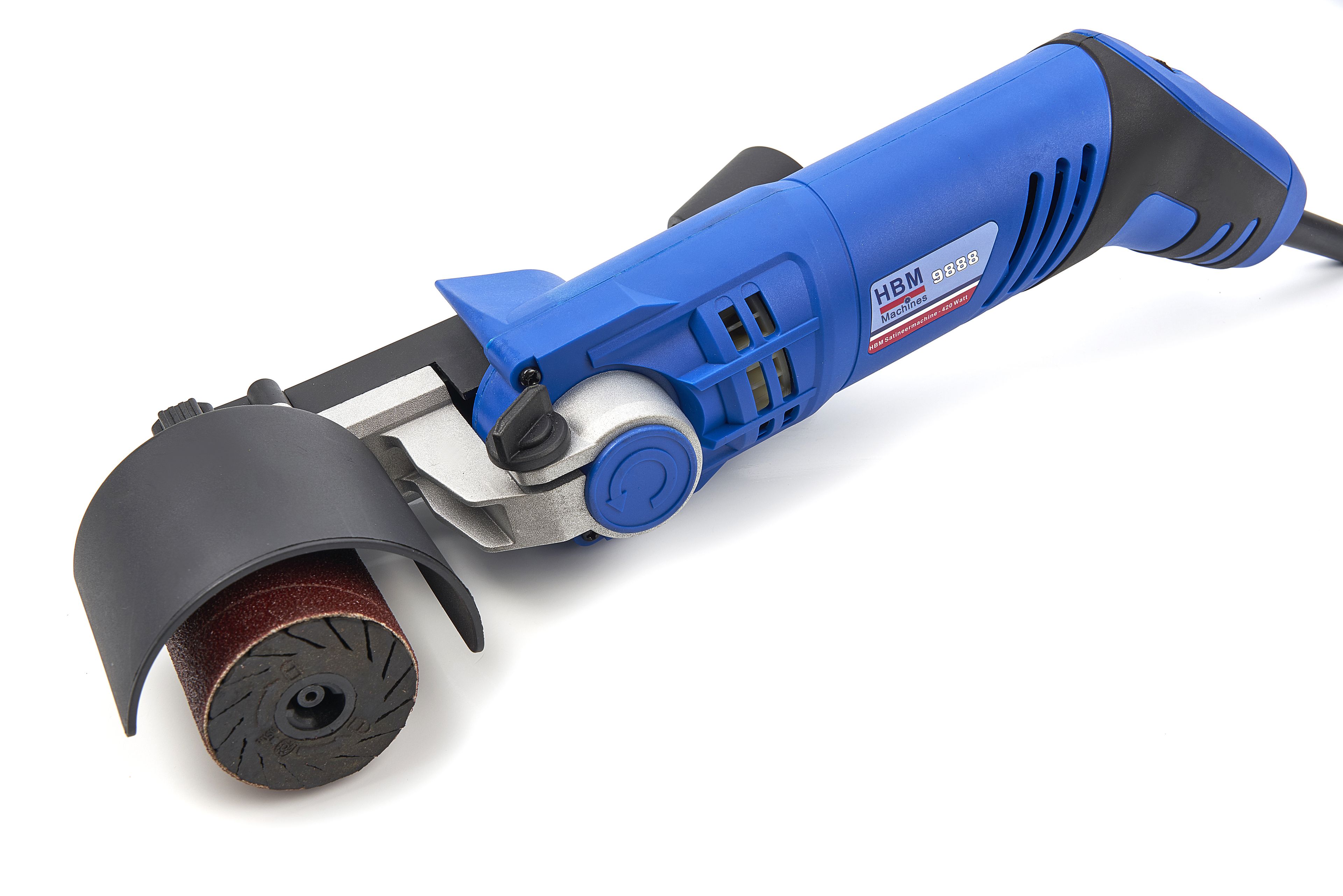 HBM Satineermachine - Borstelmachine Met Kantelbare Kop - 420 Watt Image 7