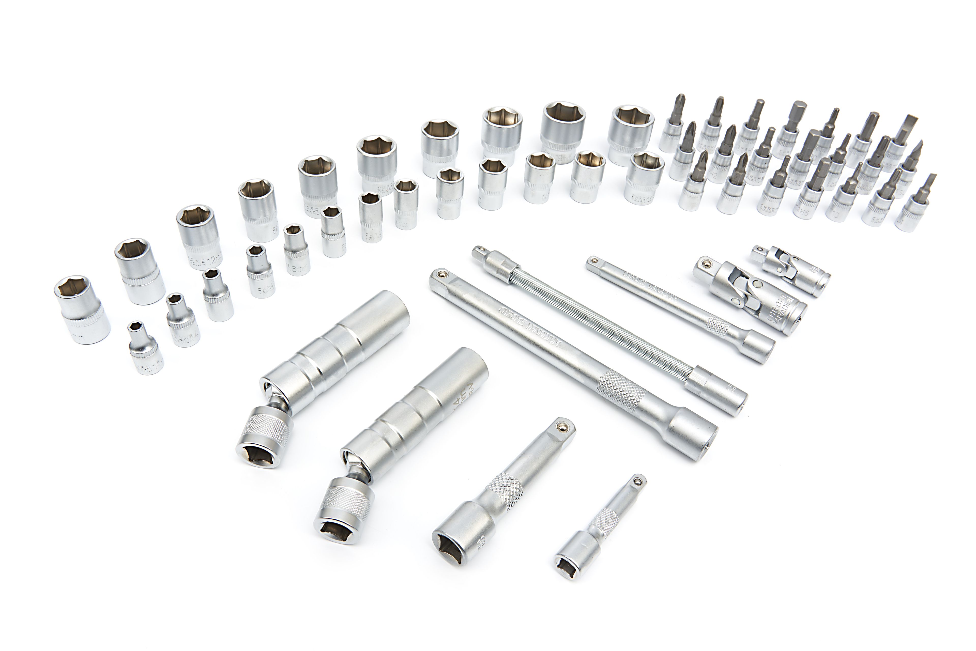 HBM momentsleutel set 55-delig, 1/4 en 3/8 inch, 1 - 5 en 10 - 60 Nm Image 9